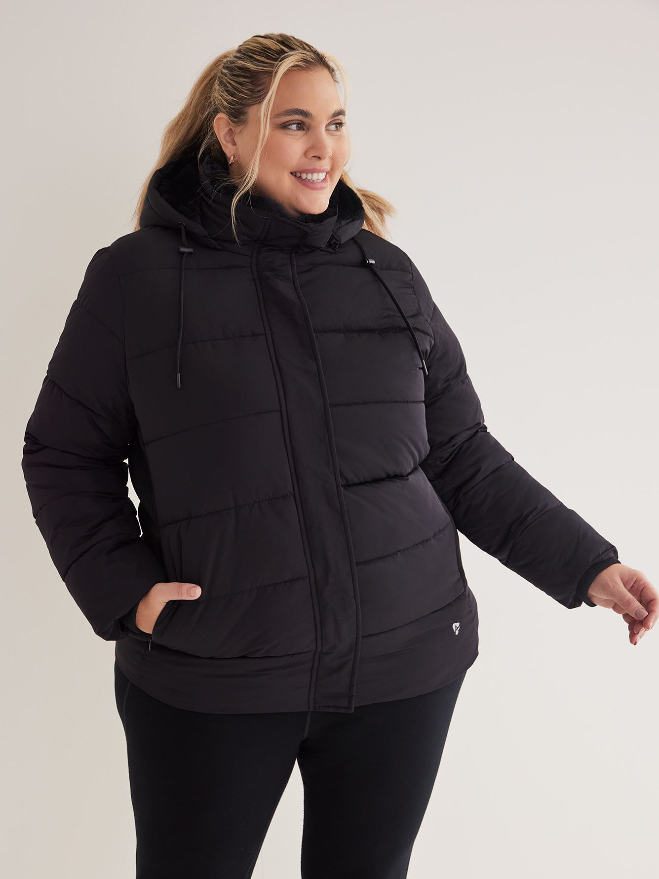 Responsible, Black Quilted Snow Jacket - Active Zone