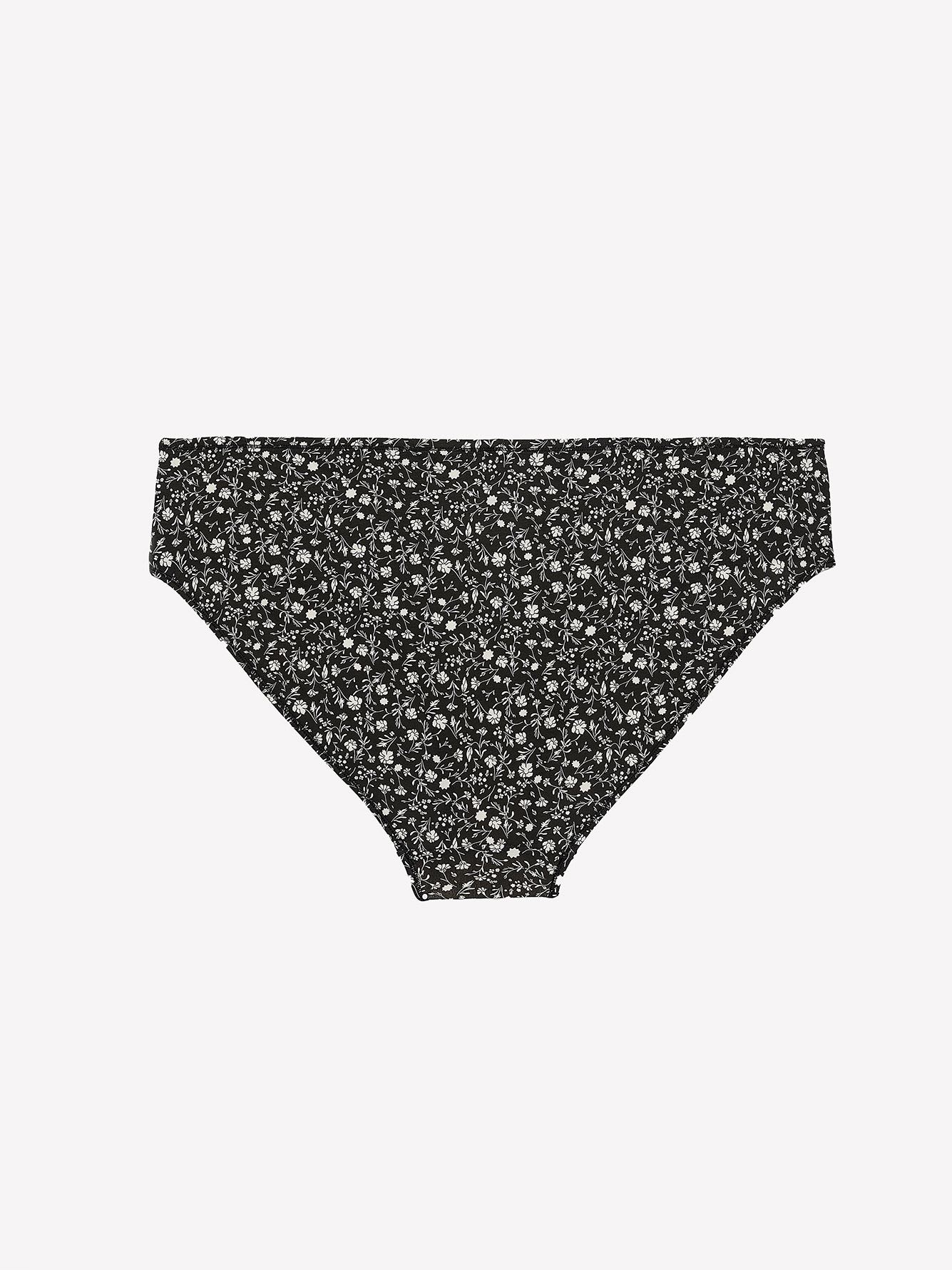 Floral High-Cut Brief with Bow - ti Voglio