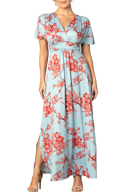 Kiyonna Vienna Short Sleeve Maxi Dress