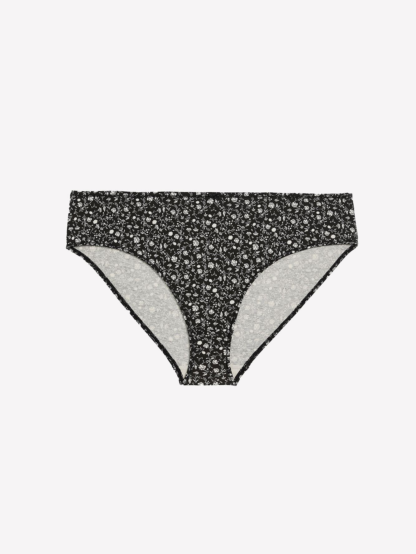 Floral High-Cut Brief with Bow - ti Voglio