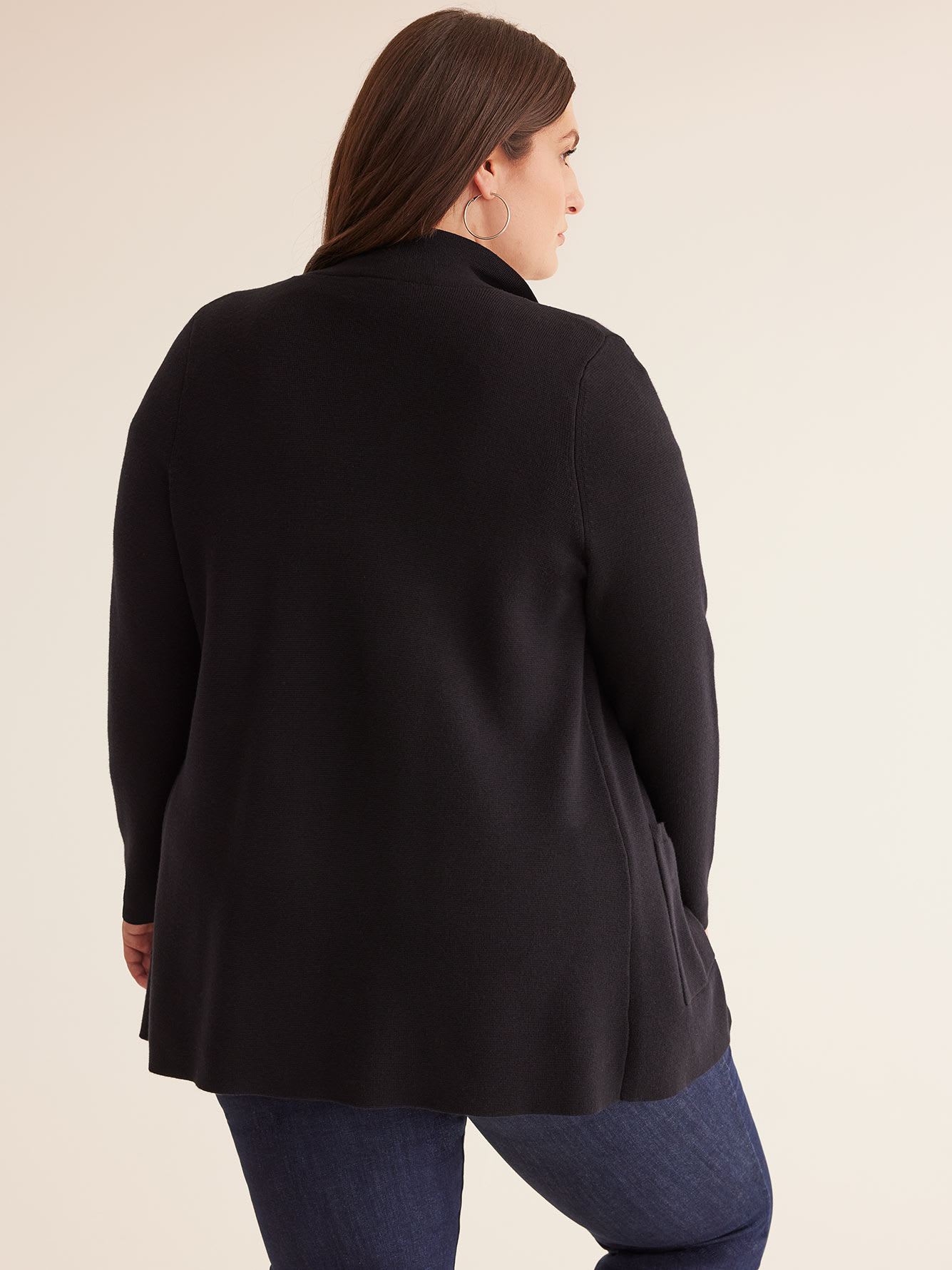 Black Sweater Blazer
