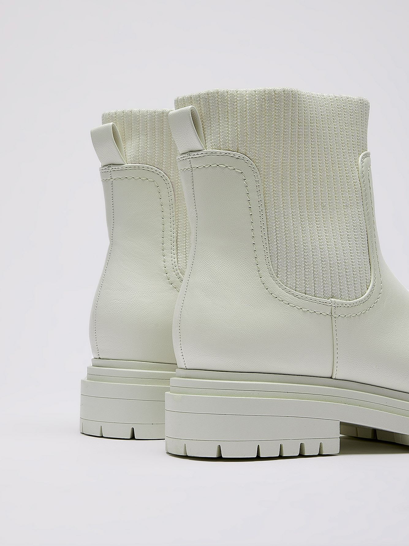 Extra Wide Width, Casual Bootie with Ribbed Detail