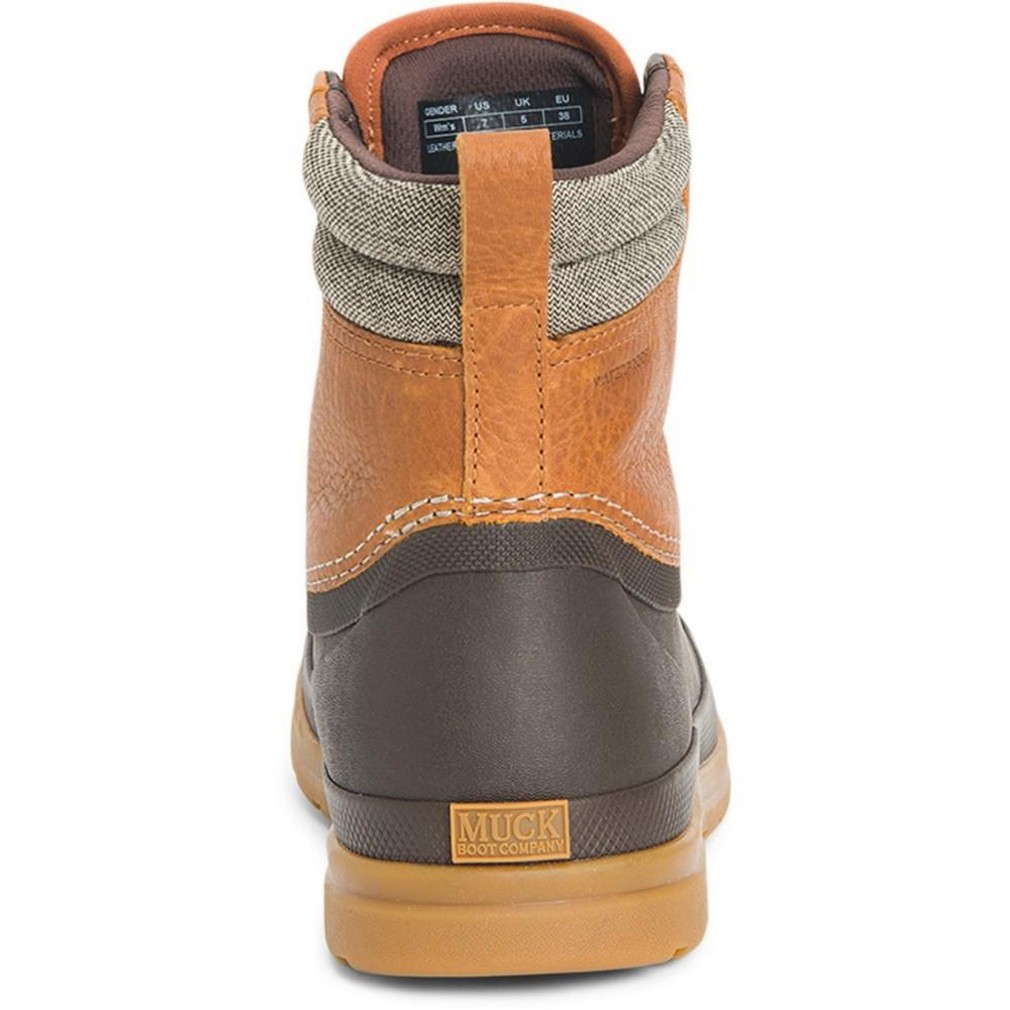 Muck Boots - Womens/Ladies Originals Duck Lace Leather Galoshes