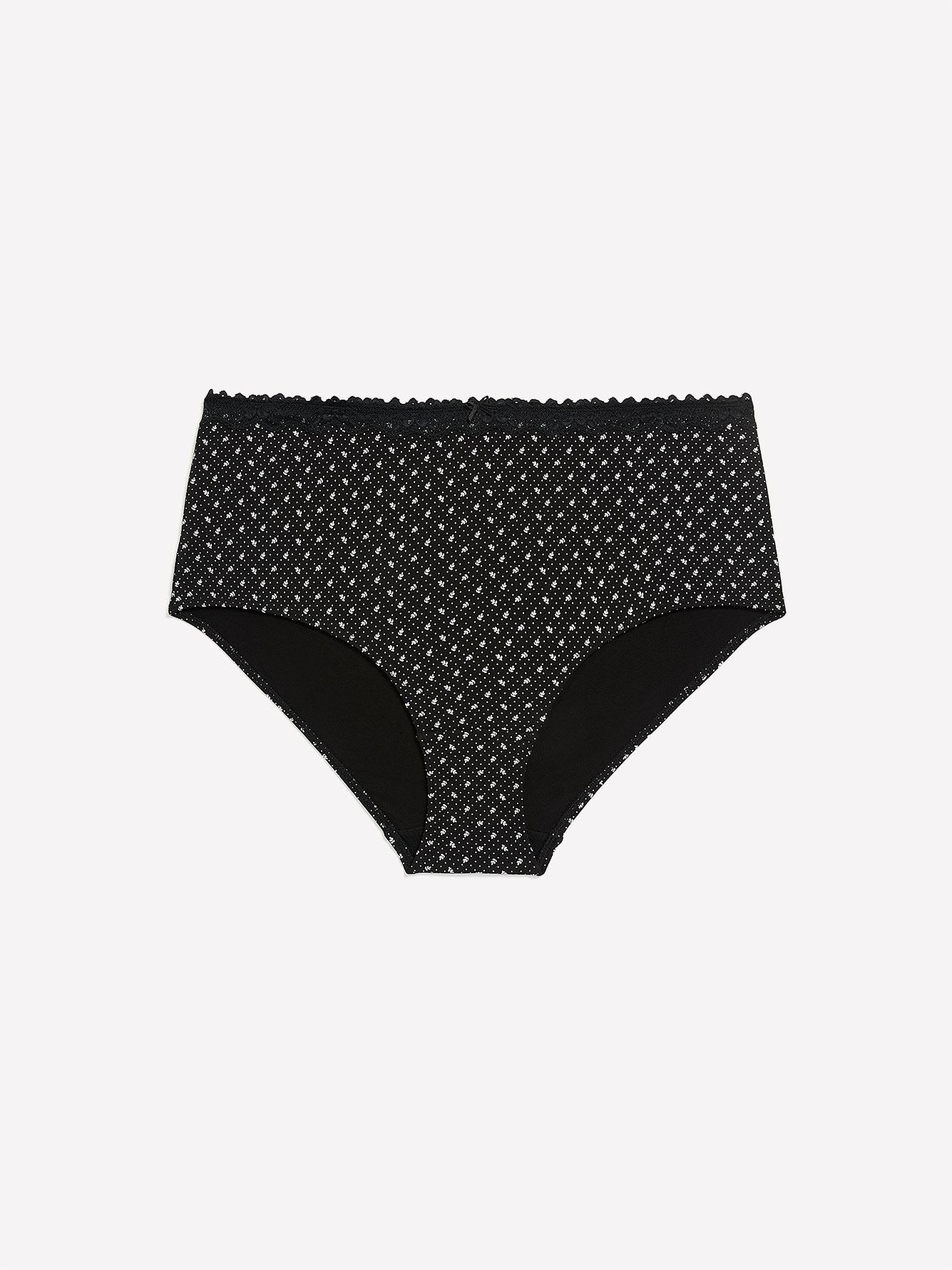 Leaf & Polka-Dot Print Full Brief - ti Voglio