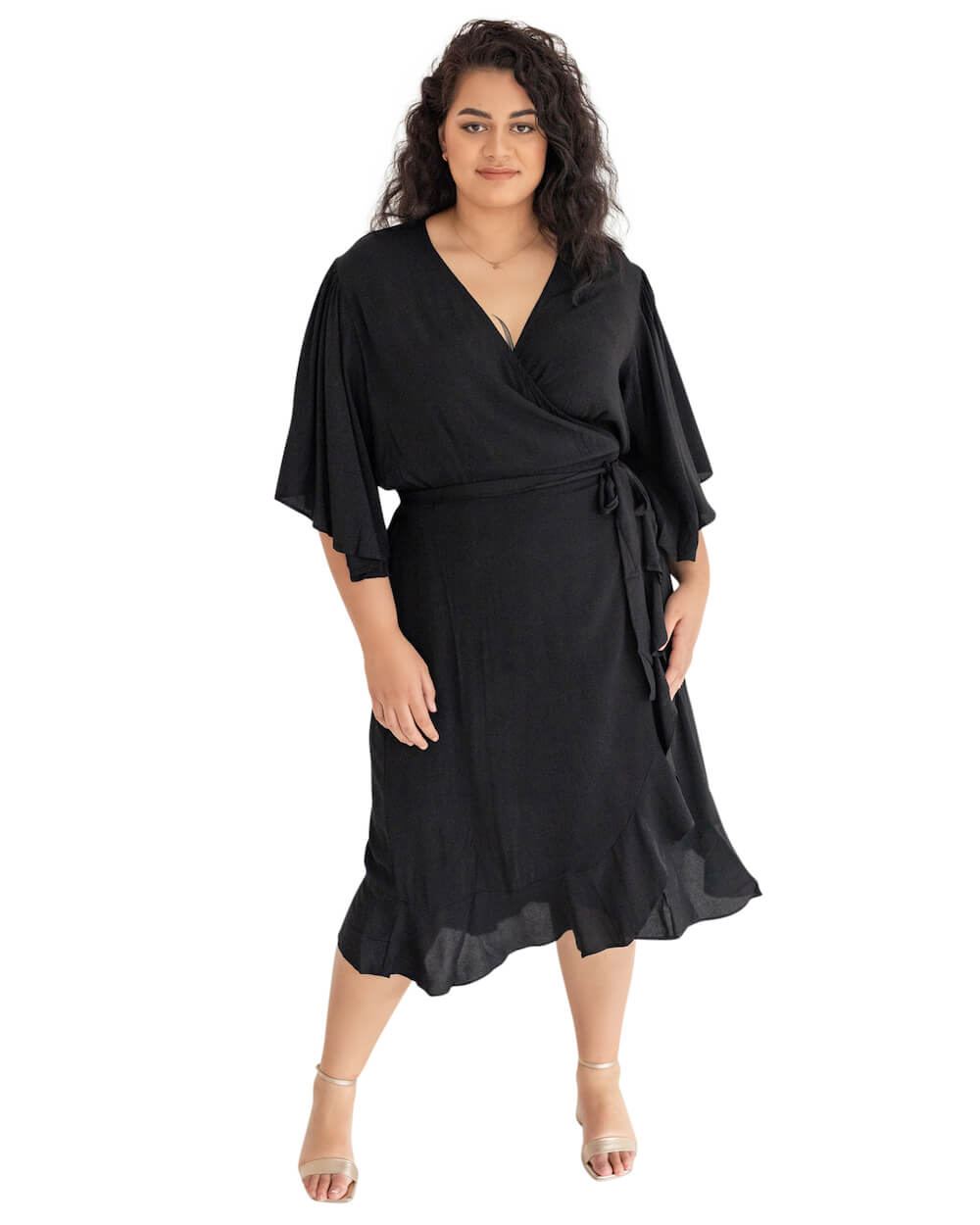 Dani Marie - Gabrielle Wrap Dress in French Plum
