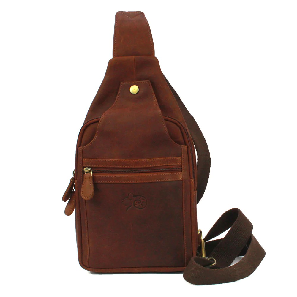 Eastern Counties Leather - Joey Distressed Leather Crossbody Bag