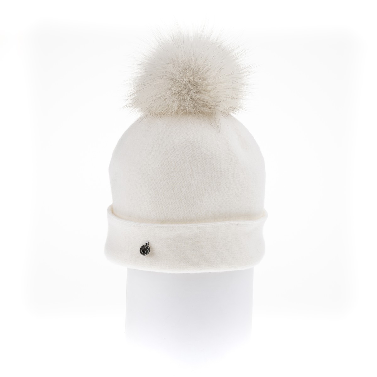 Harricana - Odetta - Ormos Beanie W Upcycled Fur Pom