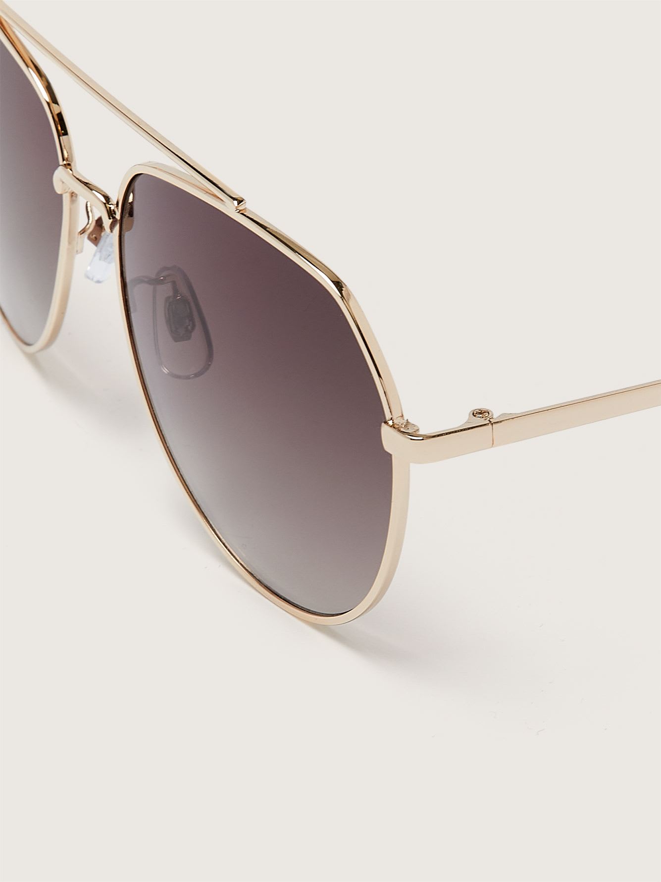 Gold Aviator Sunglasses