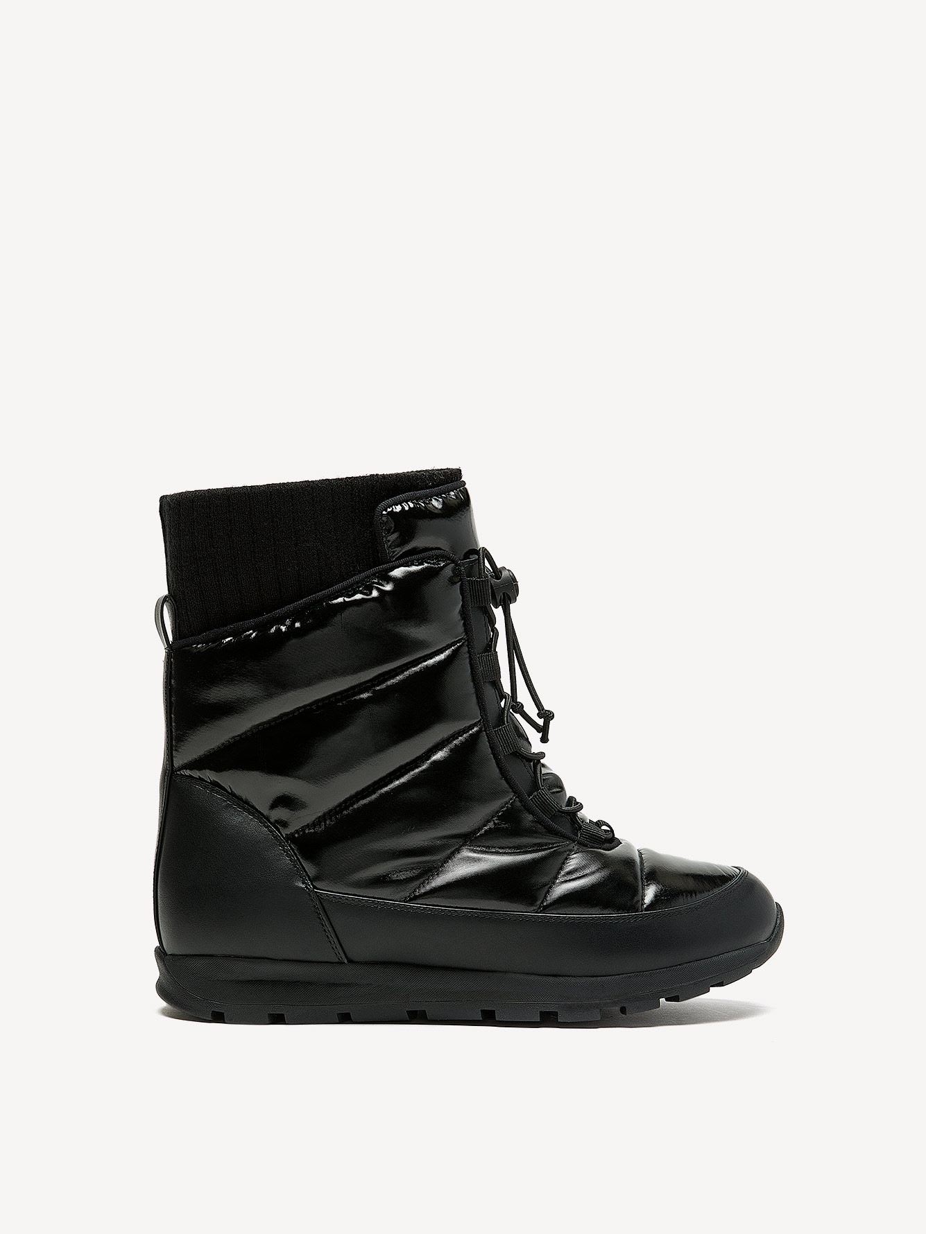 Extra Wide Width, Winter Puffer Booties with Sock Insert