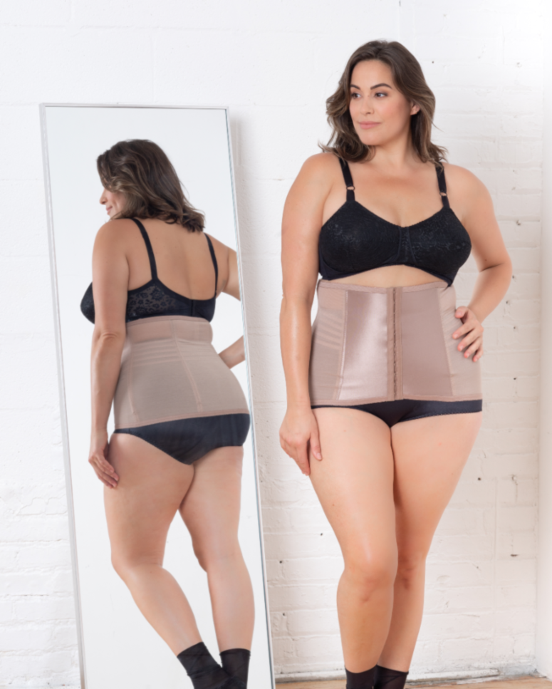 Rago Satin Panel Waist Cincher