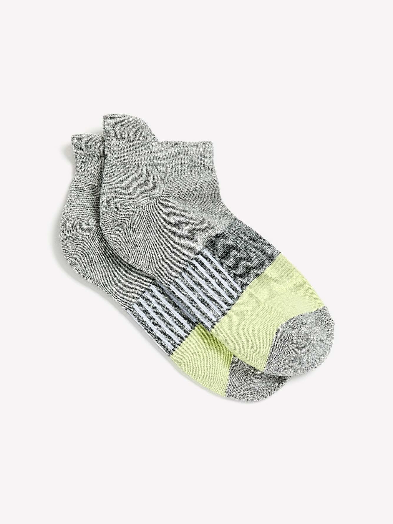 Ankle Sport Socks with Horizontal Stripes - Active Zone