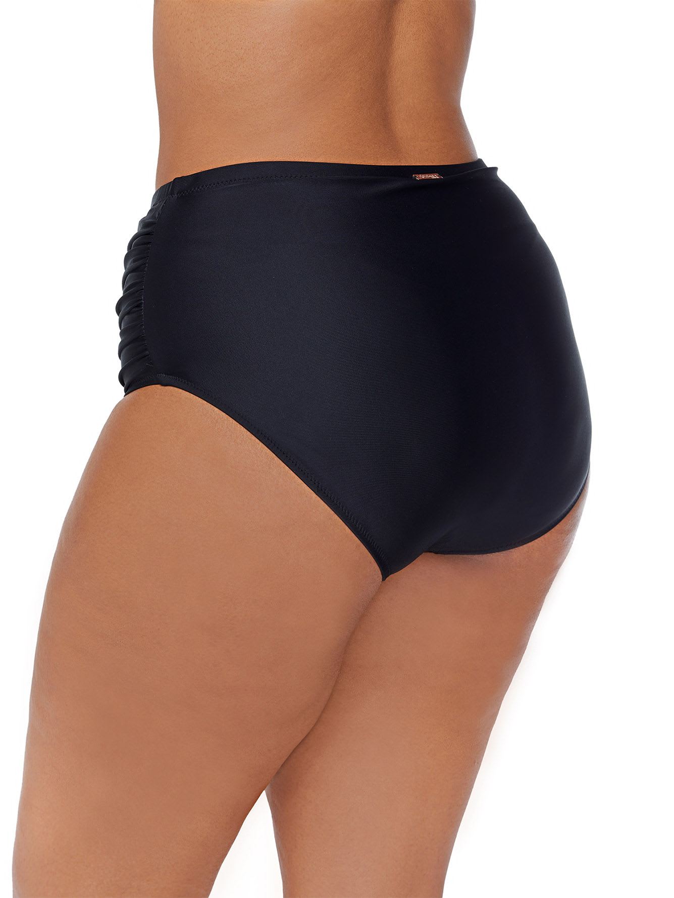High-Waisted Costa Swim Brief - Raisins Curve