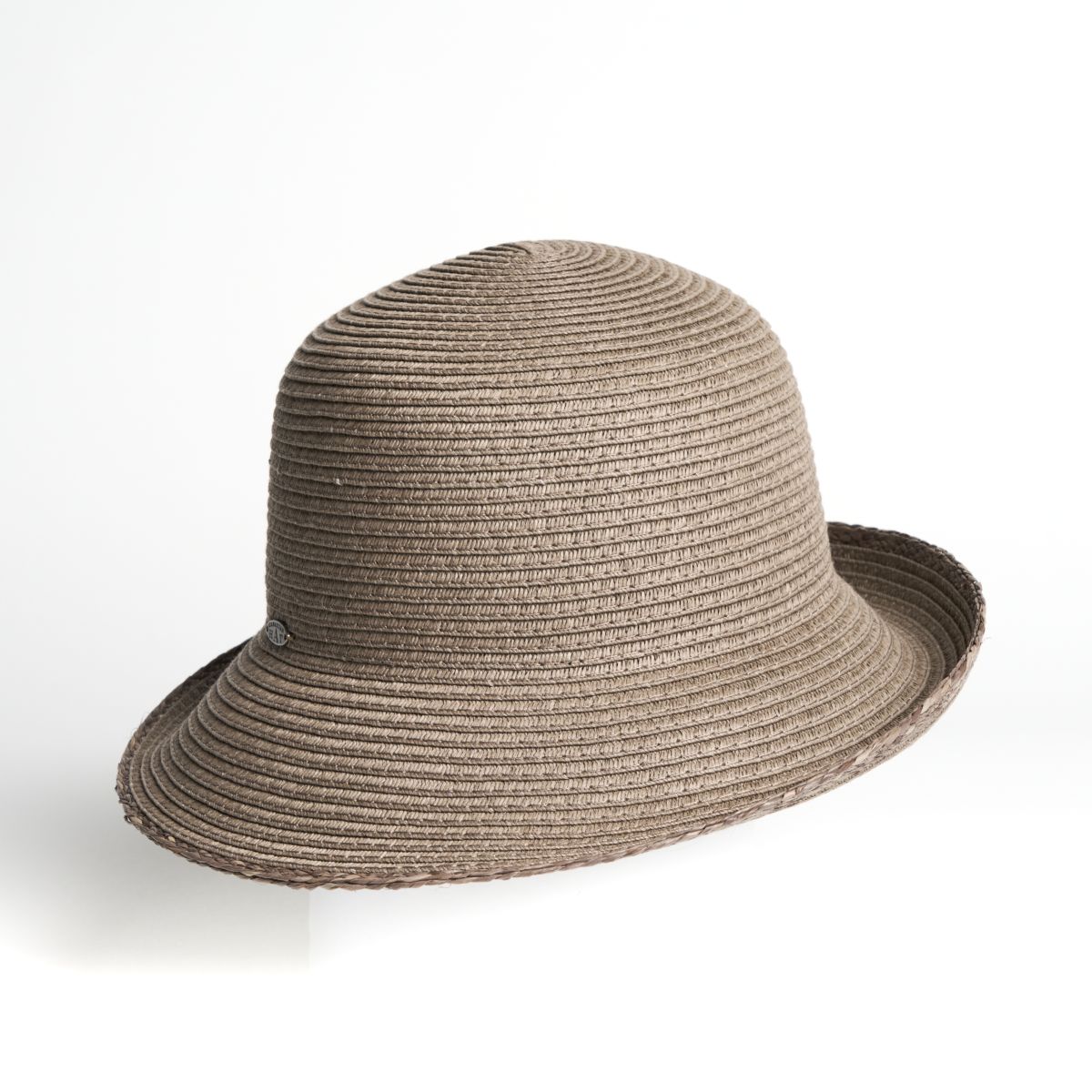 Canadian Hat 1918 - Cleo-Cloche With Brim And Raffia