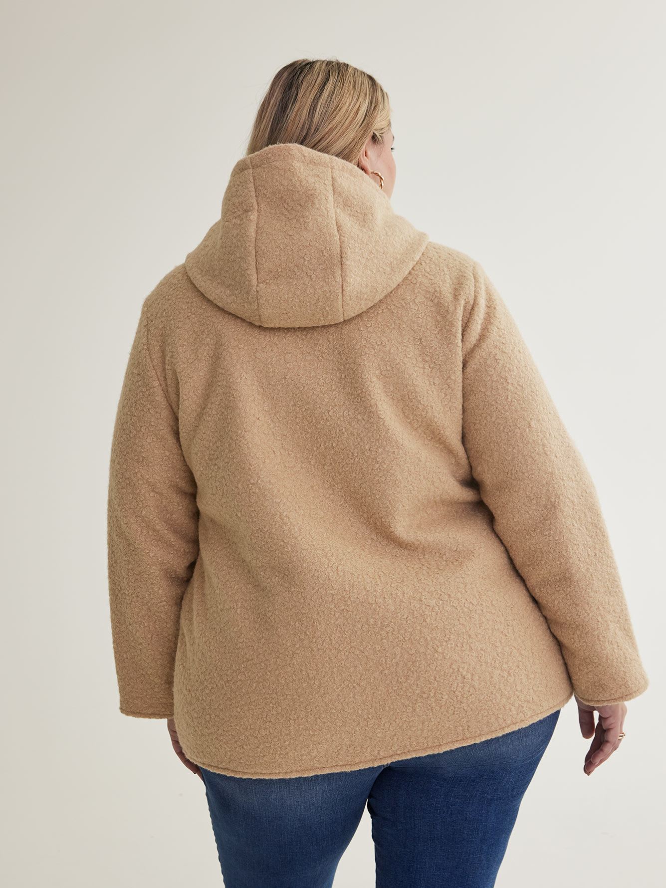 Responsible, Reversible Sherpa/Puffer Coat