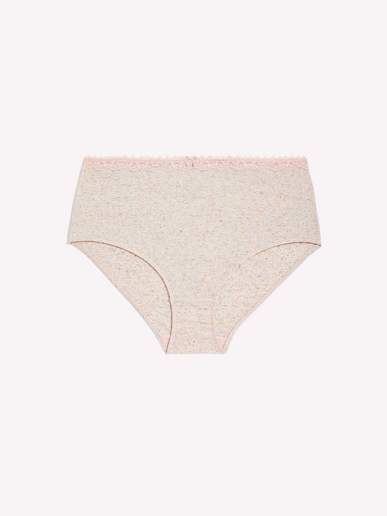 Heather Brief with Lace Waist and Bow - ti Voglio