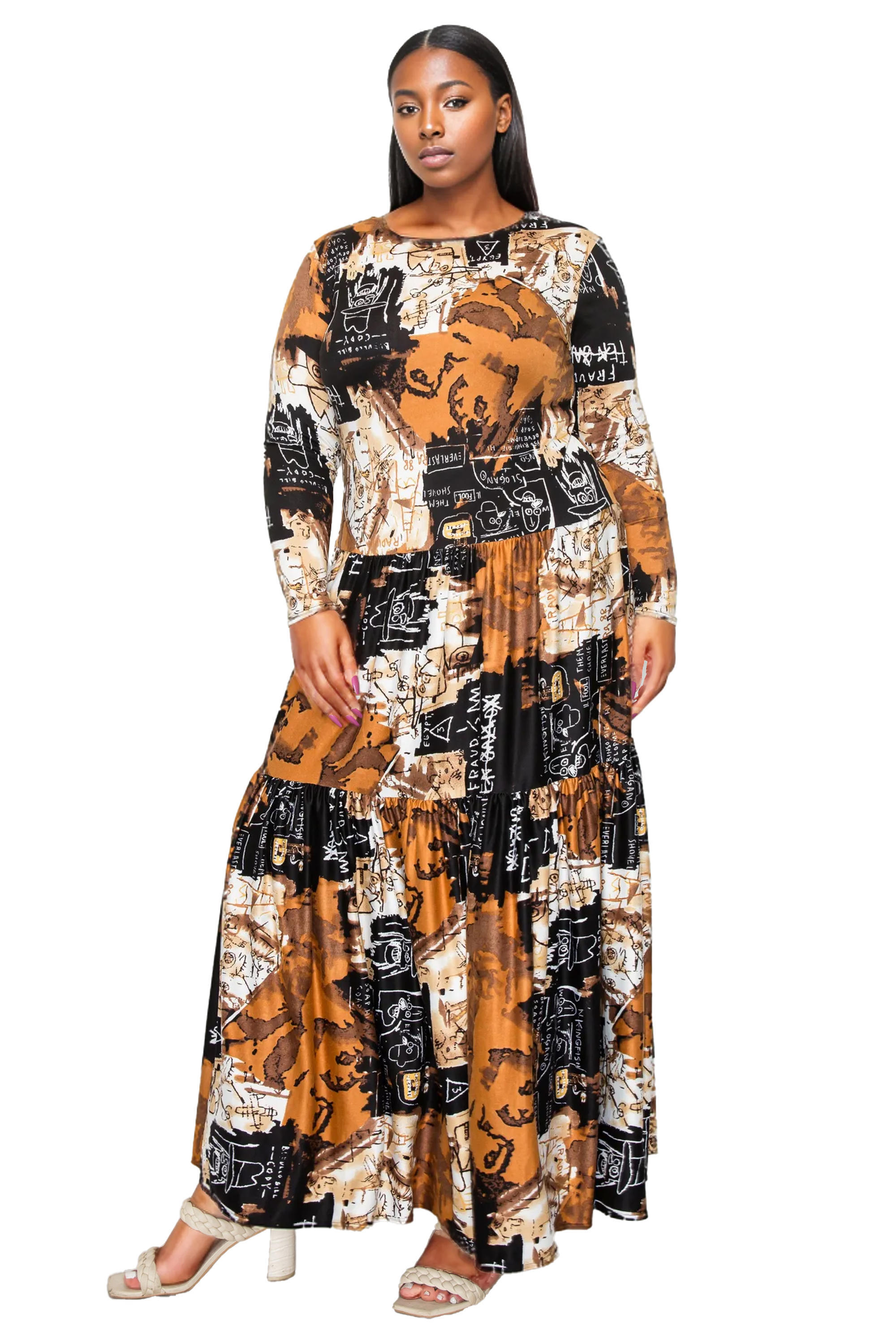 Alayna Tiered Maxi Dress - L I V D