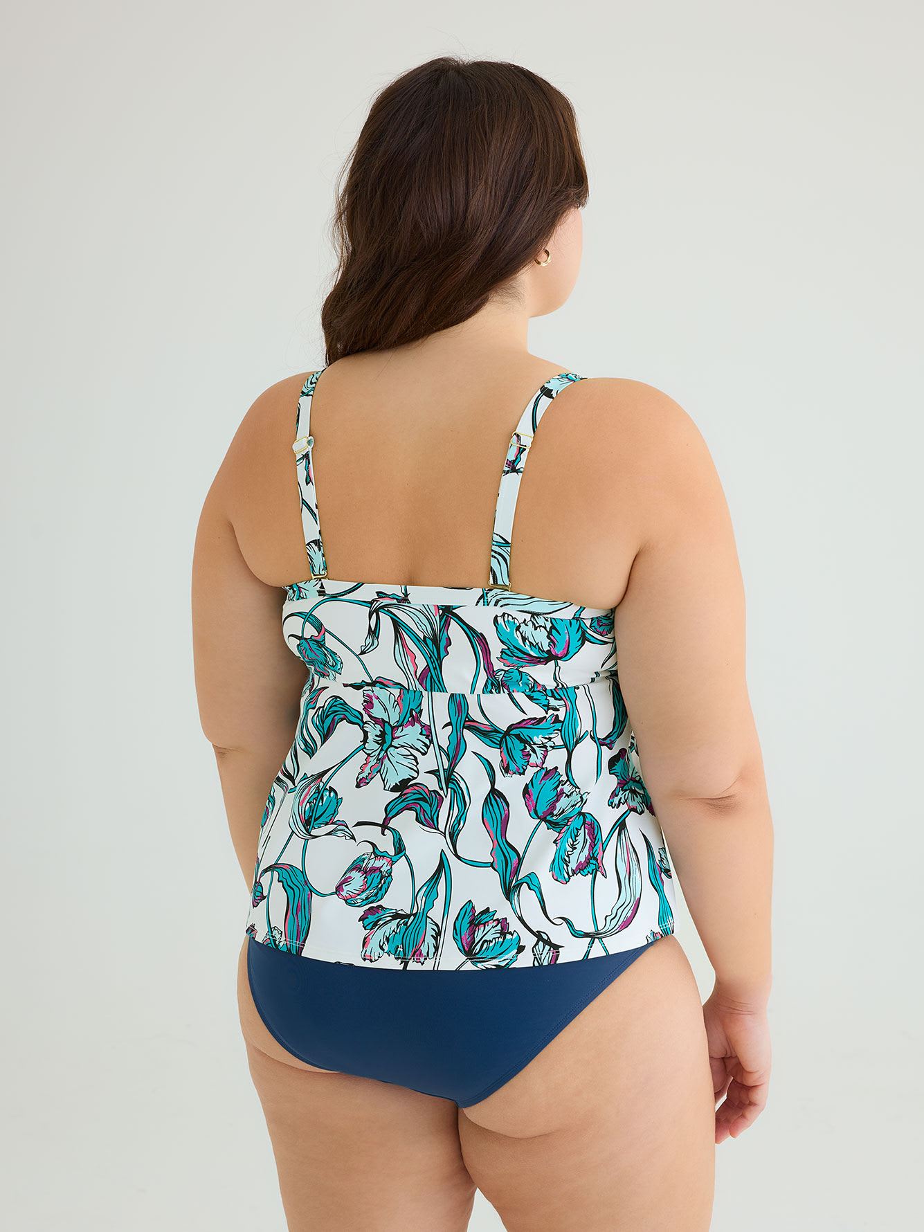 Printed Lounge Tankini Top