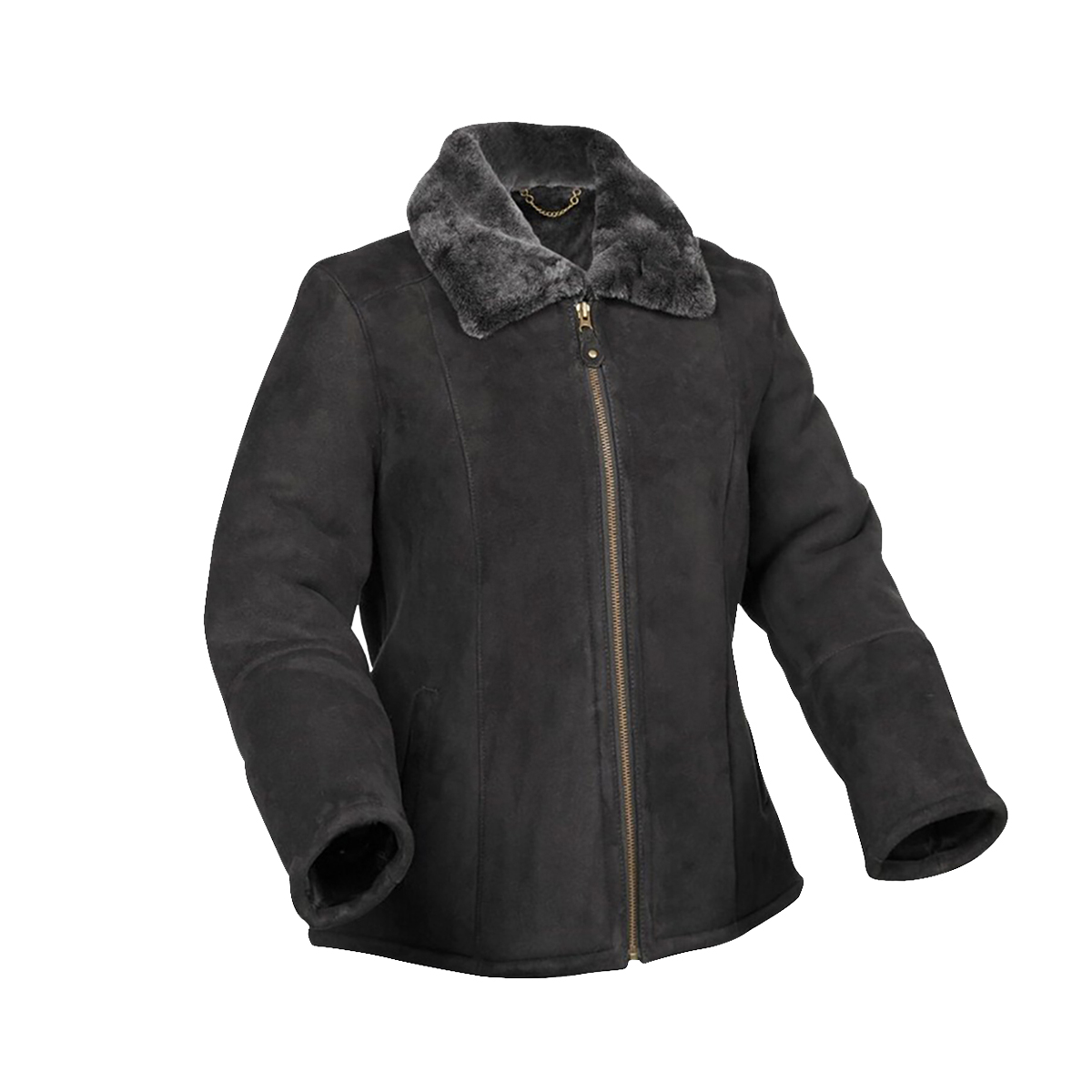Eastern Counties Leather - Womens/Ladies Hillary Aviator Sheepskin Coat