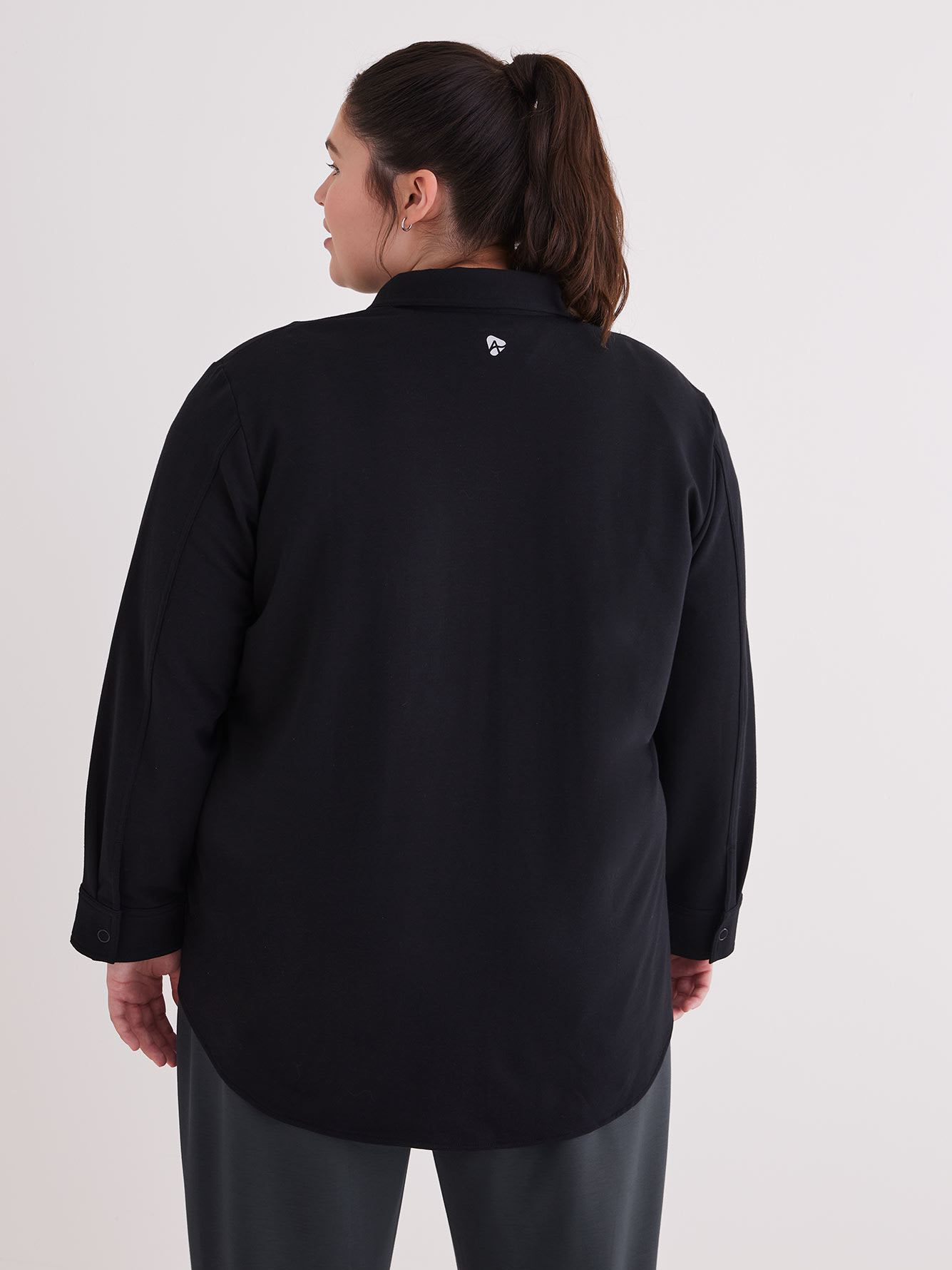 French Terry Cozy Shirt with Pockets - Active Zone