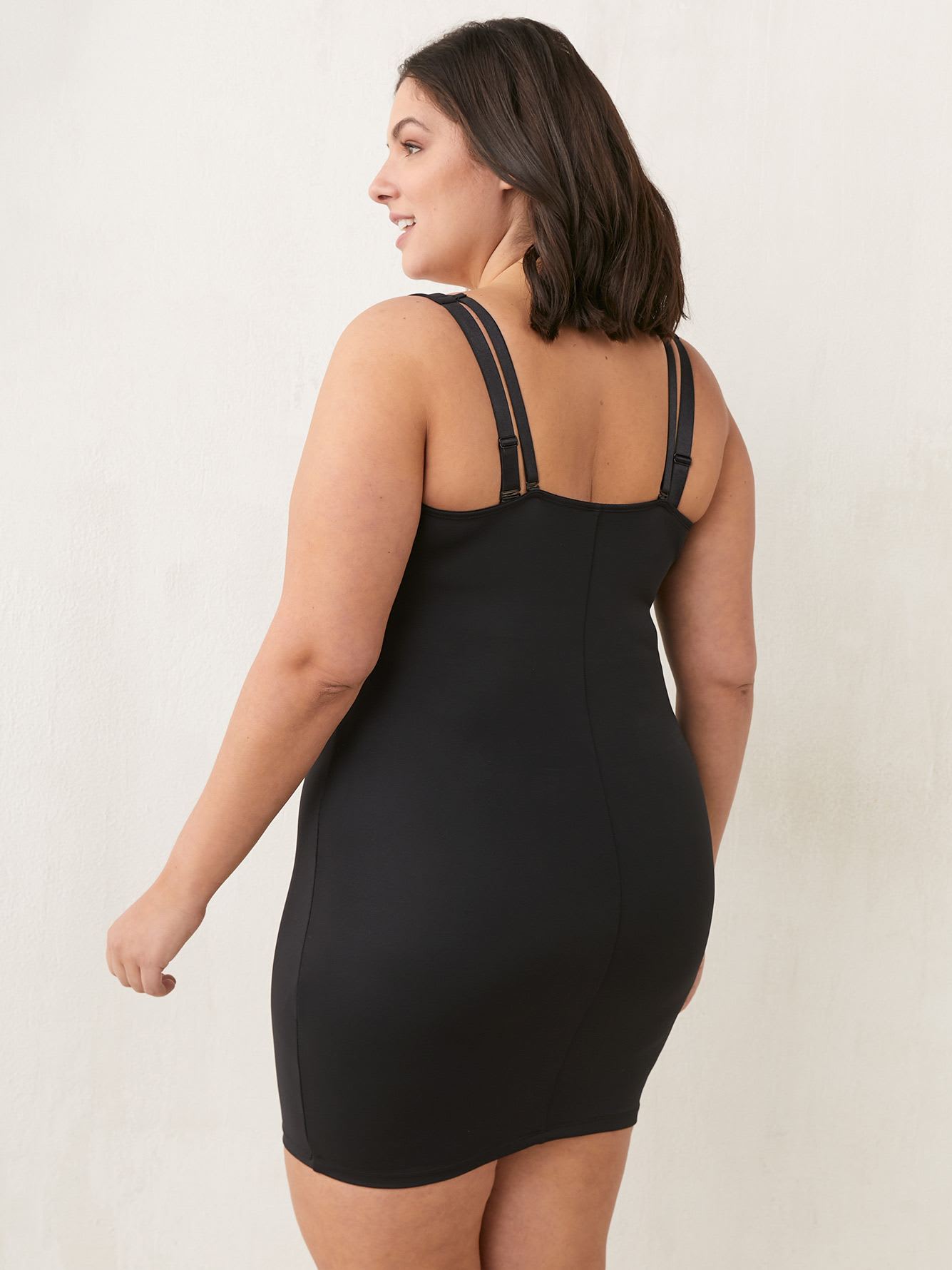 Shaping Slip Dress With Open Bust - tiVOGLIO
