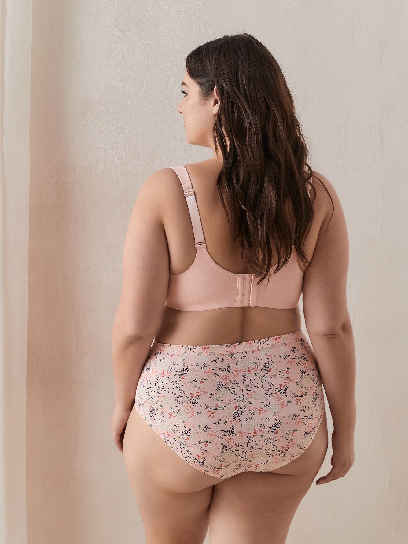 Unlined Underwire Bra With Jacquard Motif, G-H cups - tiVOGLIO