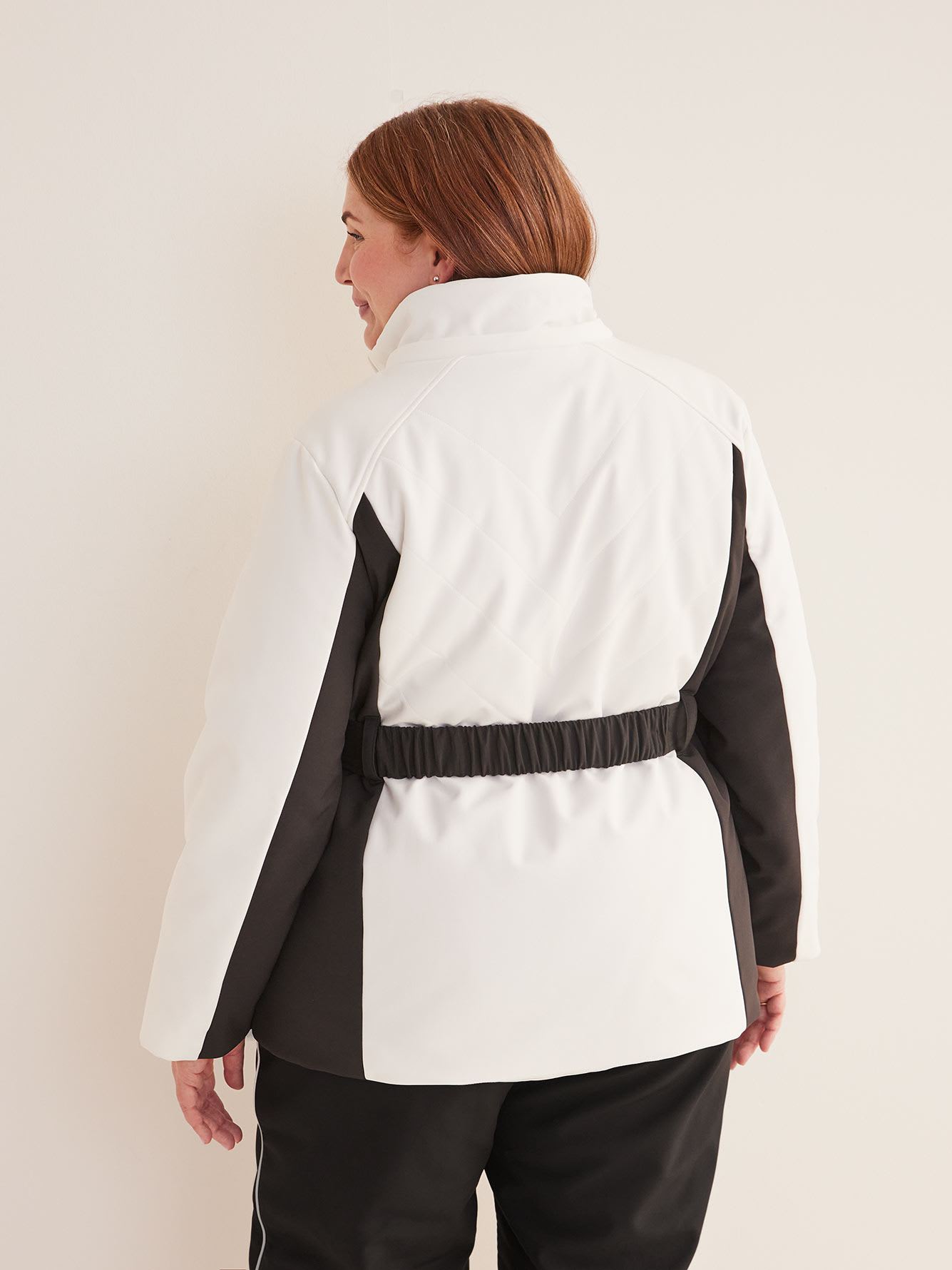 Responsible, Black & White Snow Jacket - Active Zone