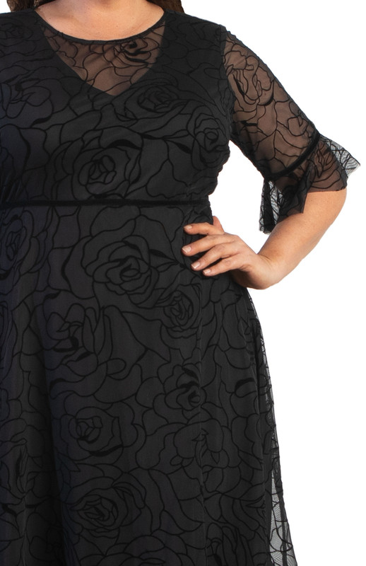 Kiyonna Plus Size Francesca Cocktail Dress (Plus Size)
