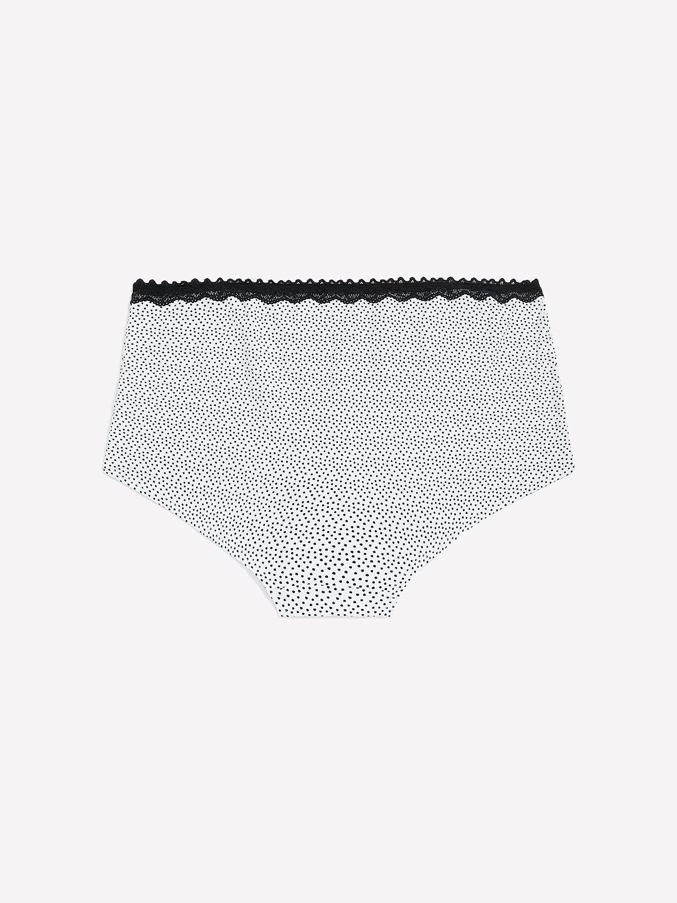 Cotton Boyshort with Lace Trim - ti Voglio