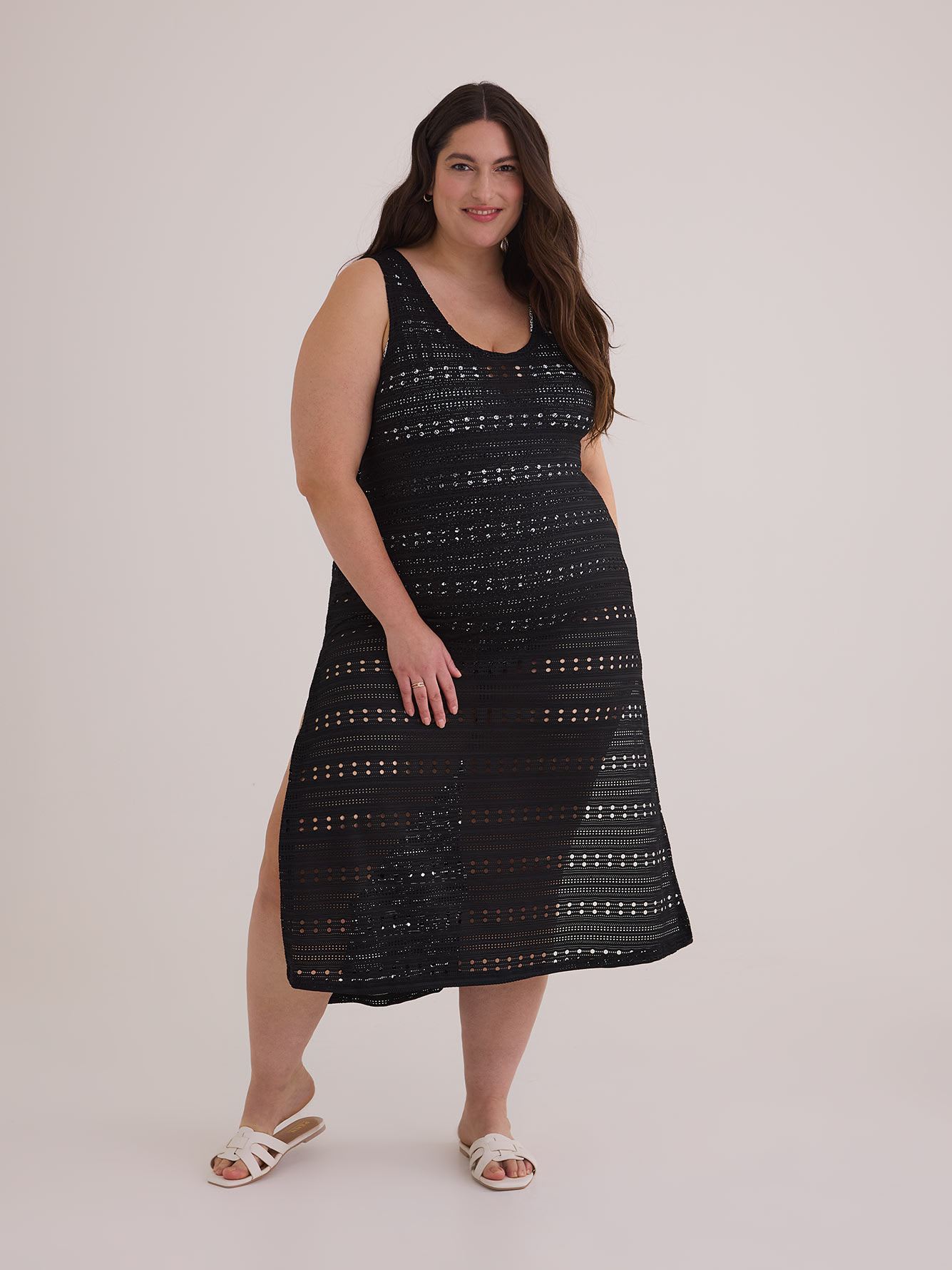 Eden Rock Swim Cover-Up Jacquard Maxi Dress - Cover Me