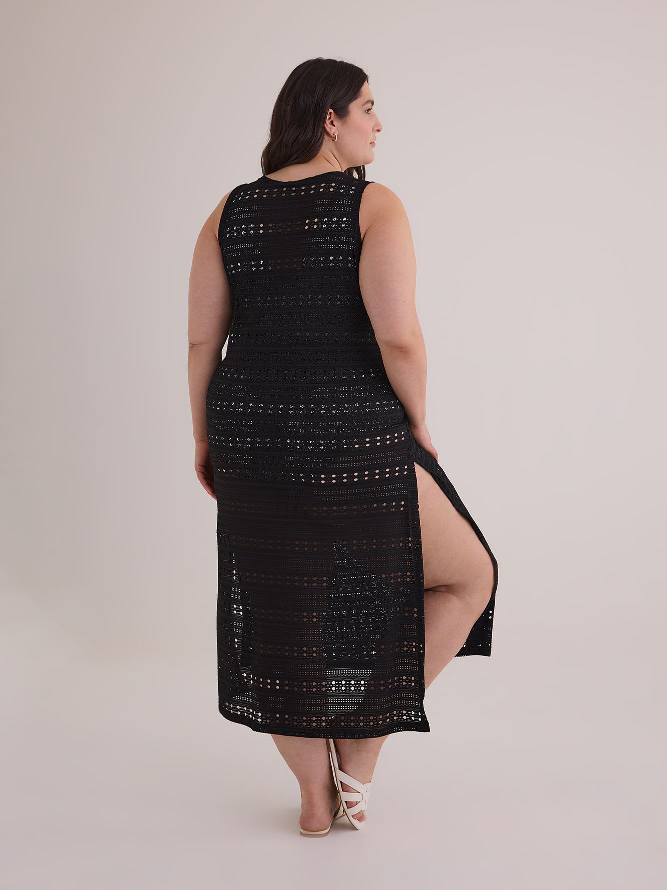 Eden Rock Swim Cover-Up Jacquard Maxi Dress - Cover Me