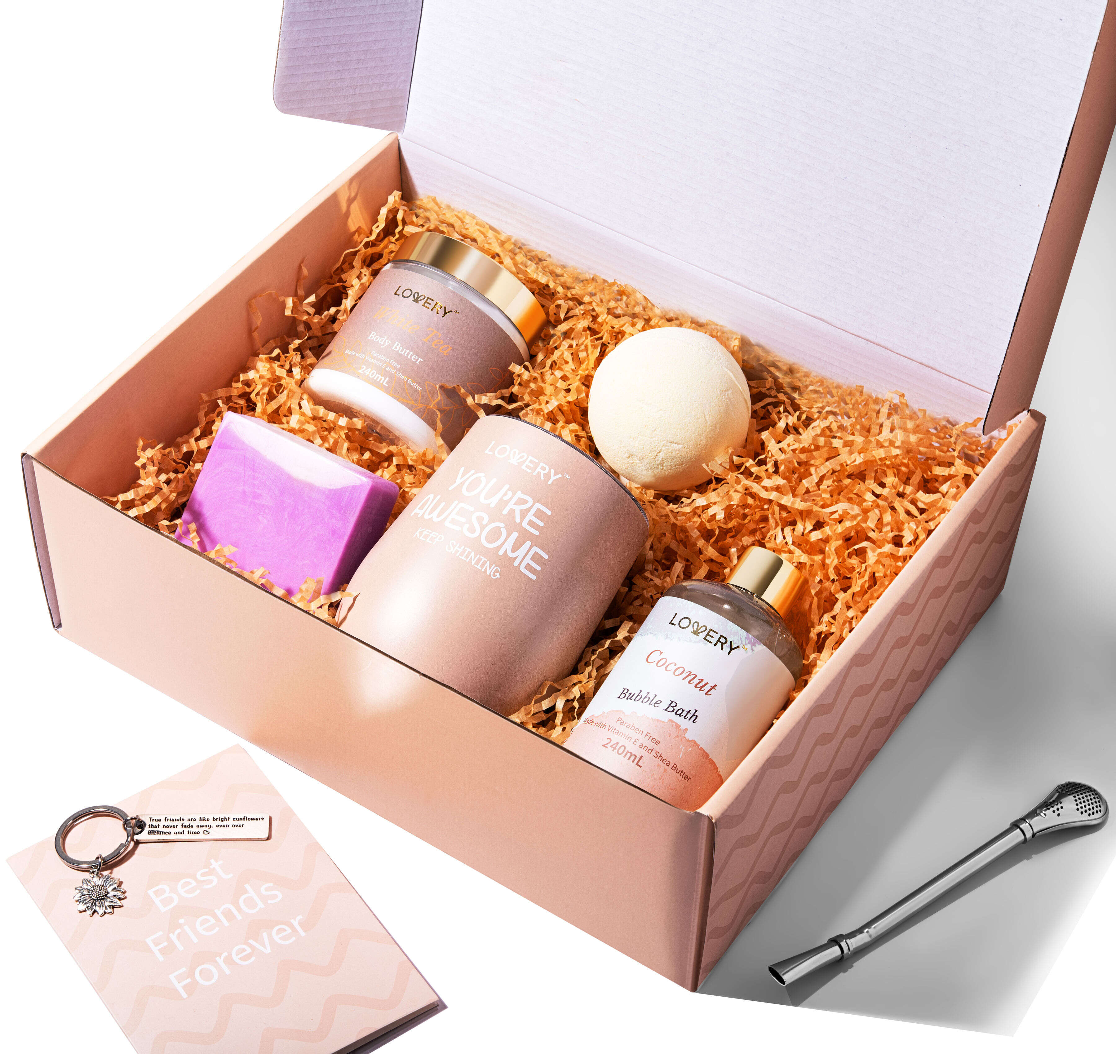 Lovery Best Friends Handmade Spa Gift Set 9 Piece