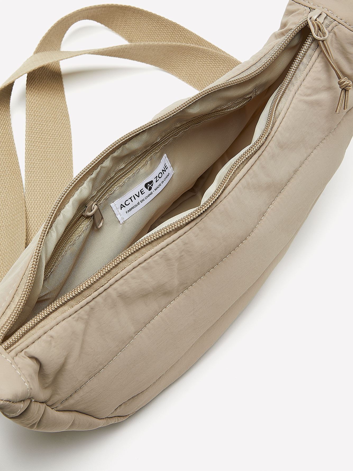 Crescent Nylon Bag with Adjustable Slider Strap - Active Zone
