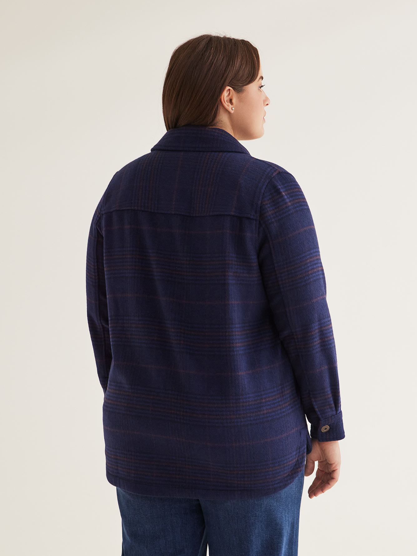 Plaid Buttoned-Down Shacket