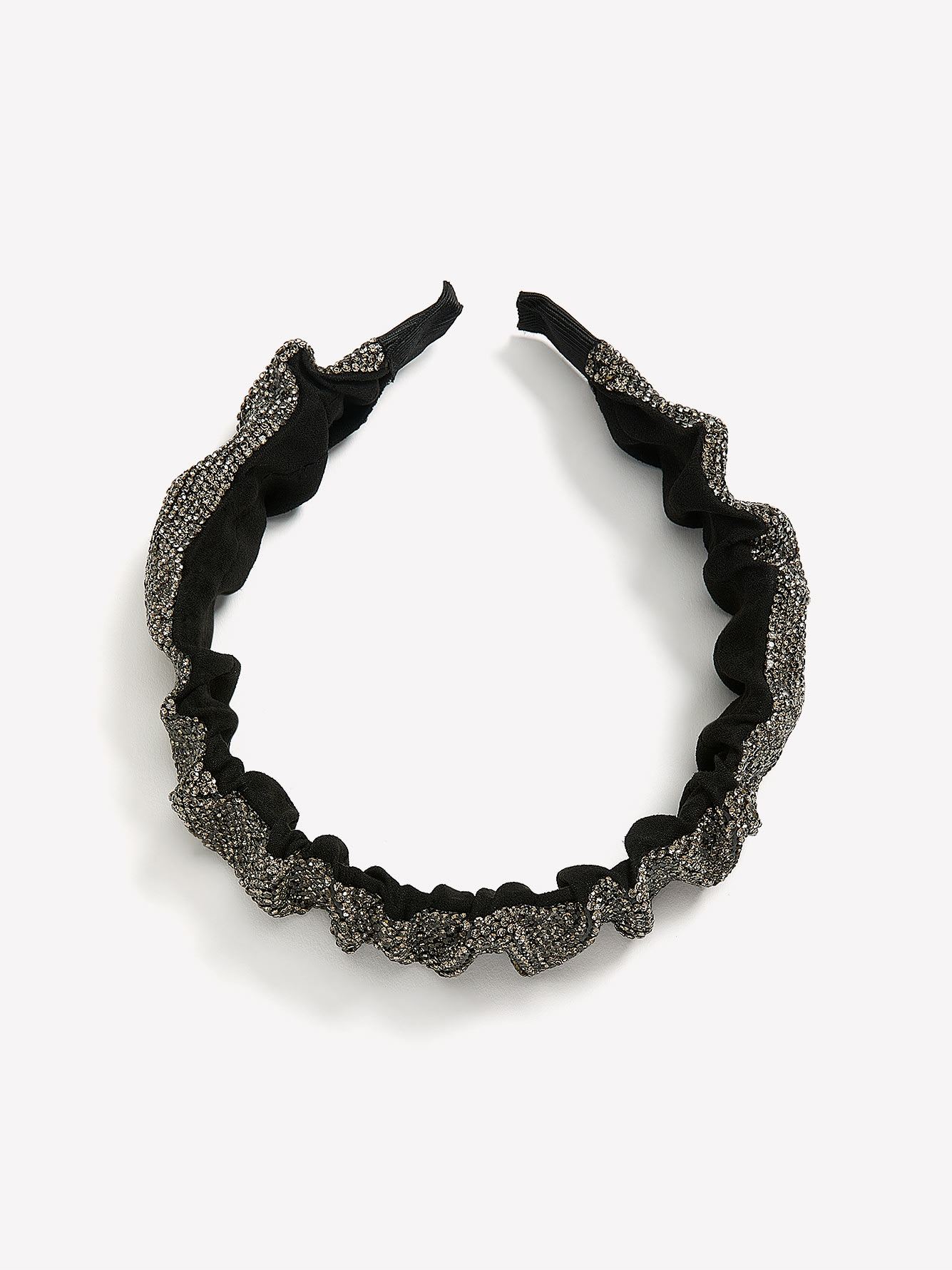 Fancy Glittery Ruched Headband