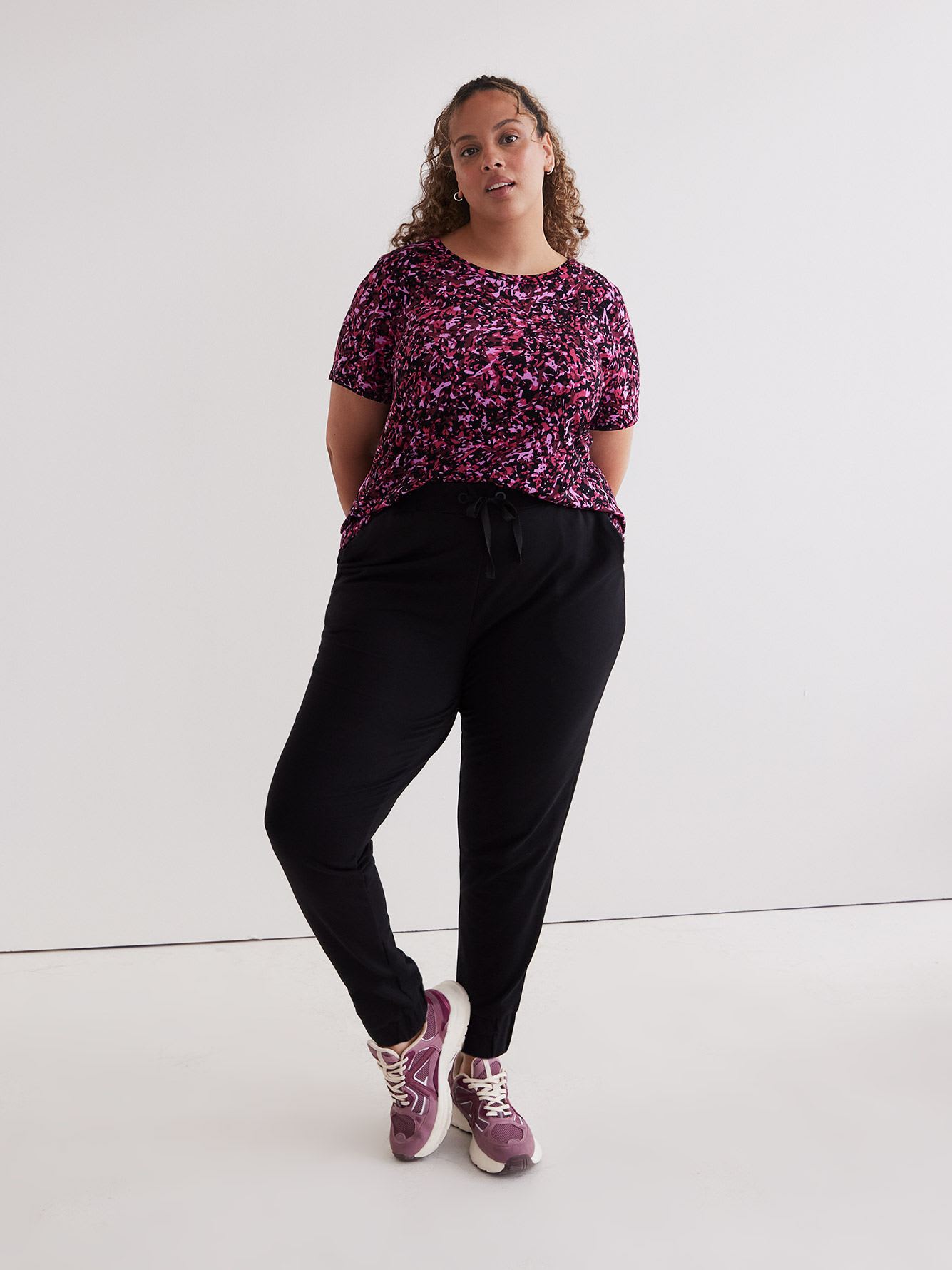 French Terry Jogger Pants with Pockets - Active Zone