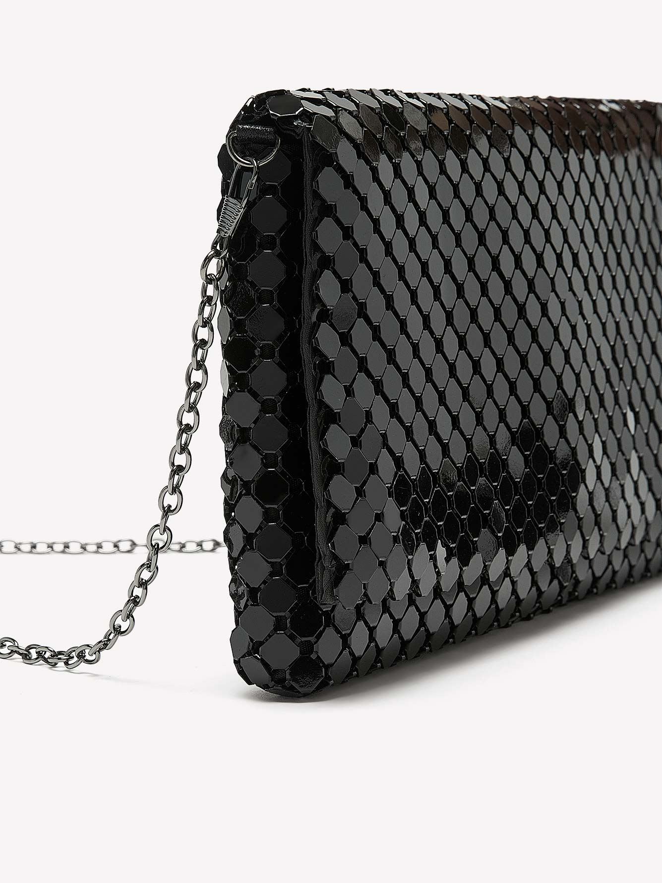 Black Sequins Clutch