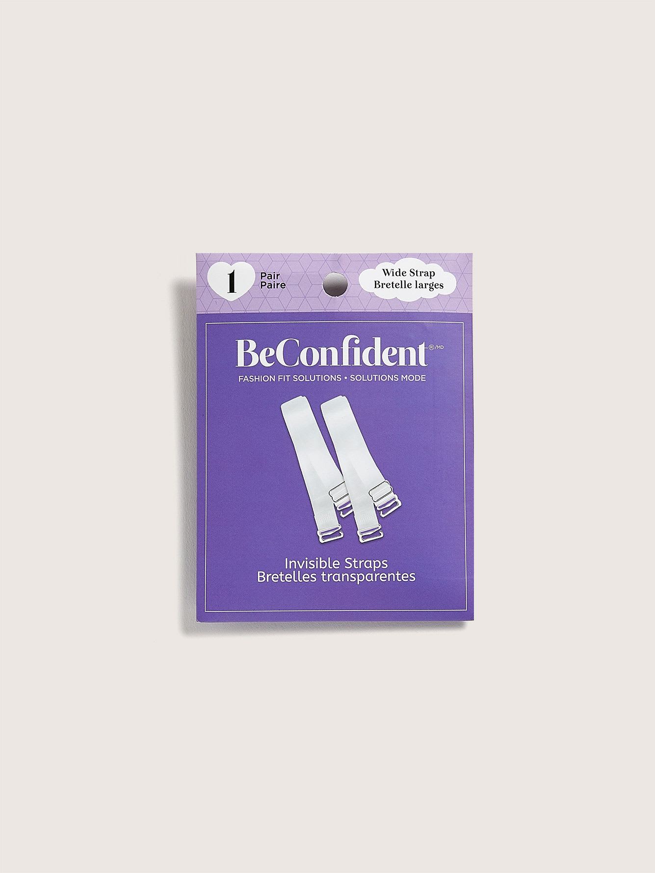 Invisible Bra Straps, 1 Pair - BeConfident