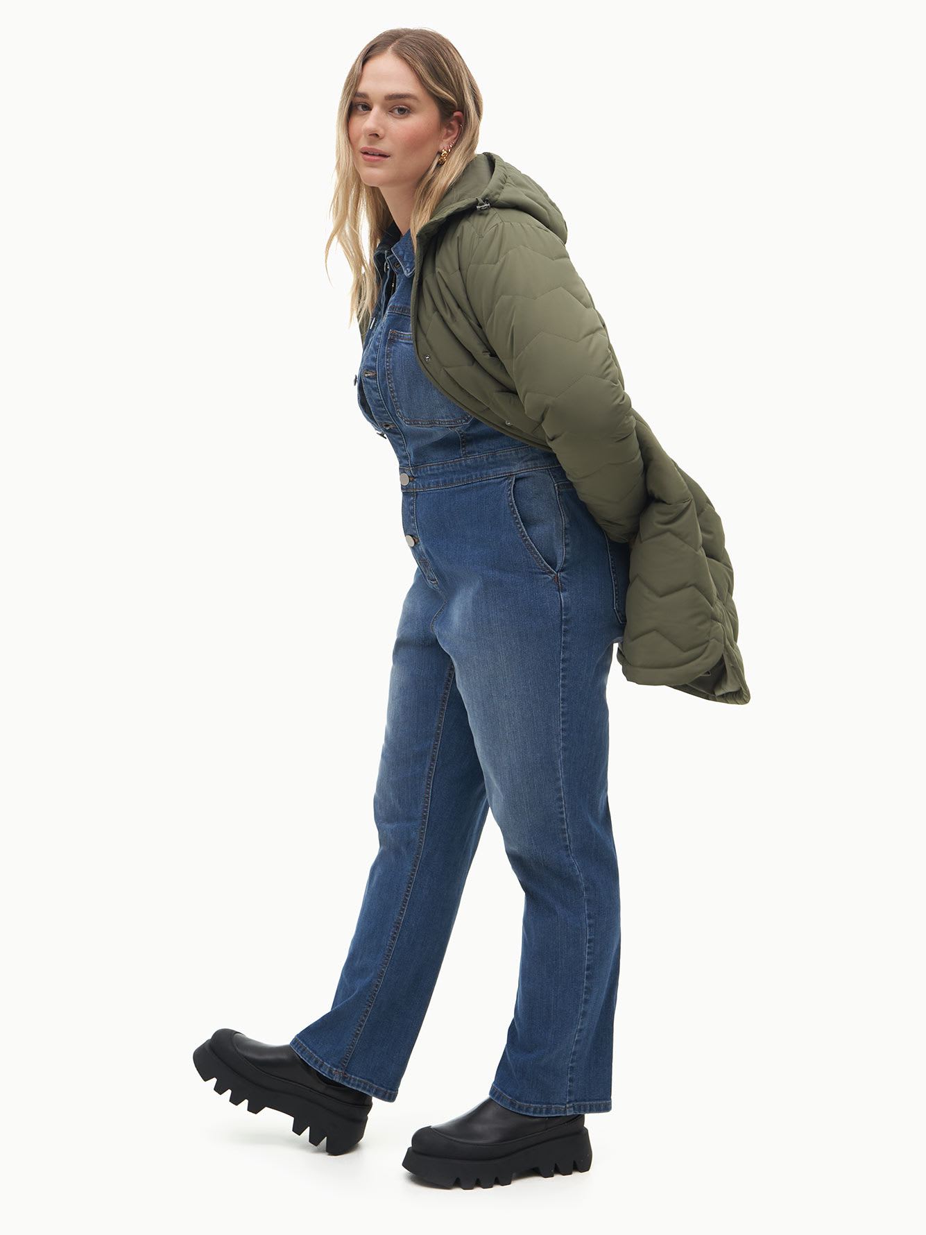 Responsible, Quilted Hooded Jacket - Addition Elle