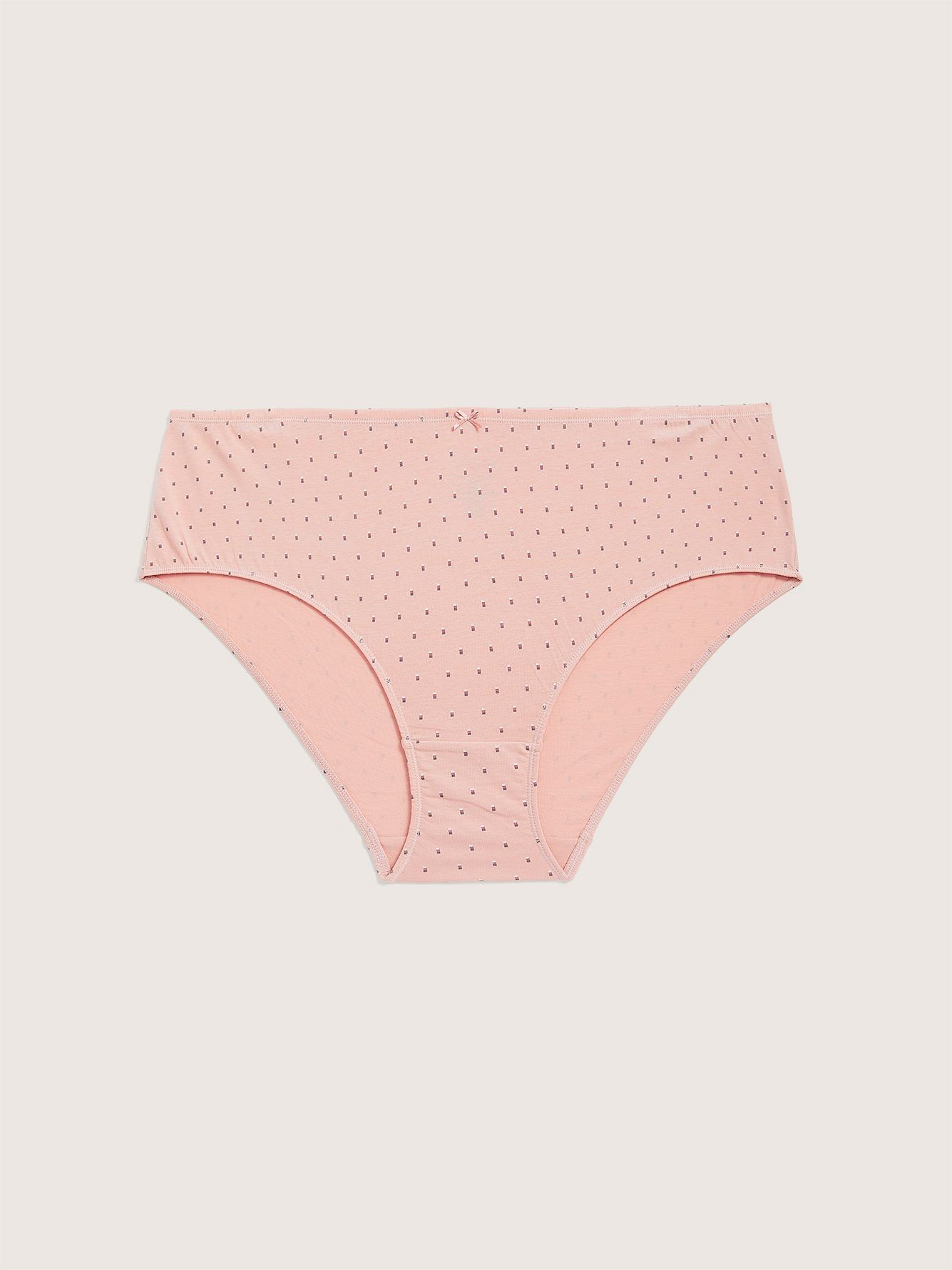 Pixel Print Full Brief with Bow - ti Voglio