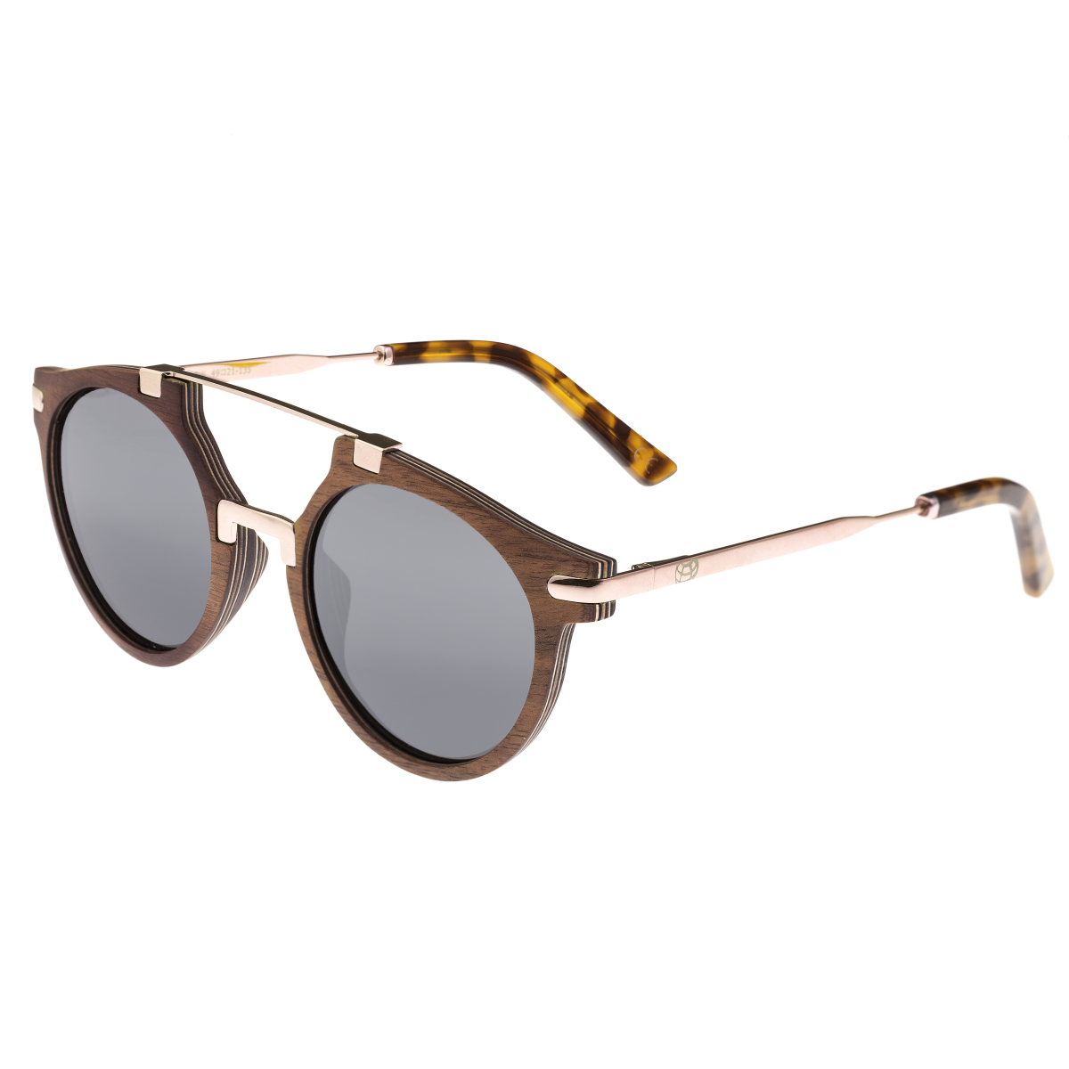Earth Wood - Petani Polarized Sunglasses - Annato/Green