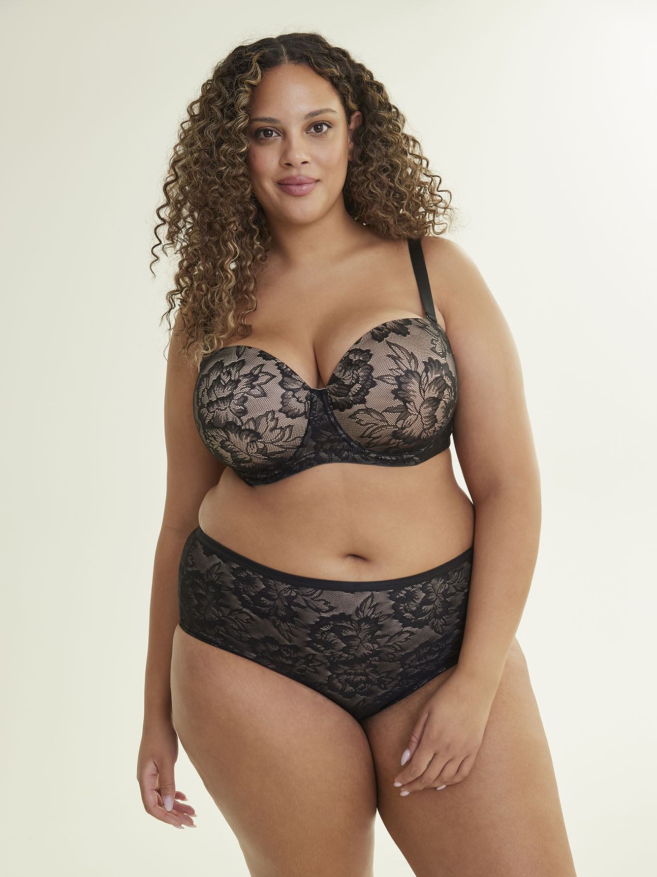 Full Lace Brief With Elastic Waist - Déesse Collection