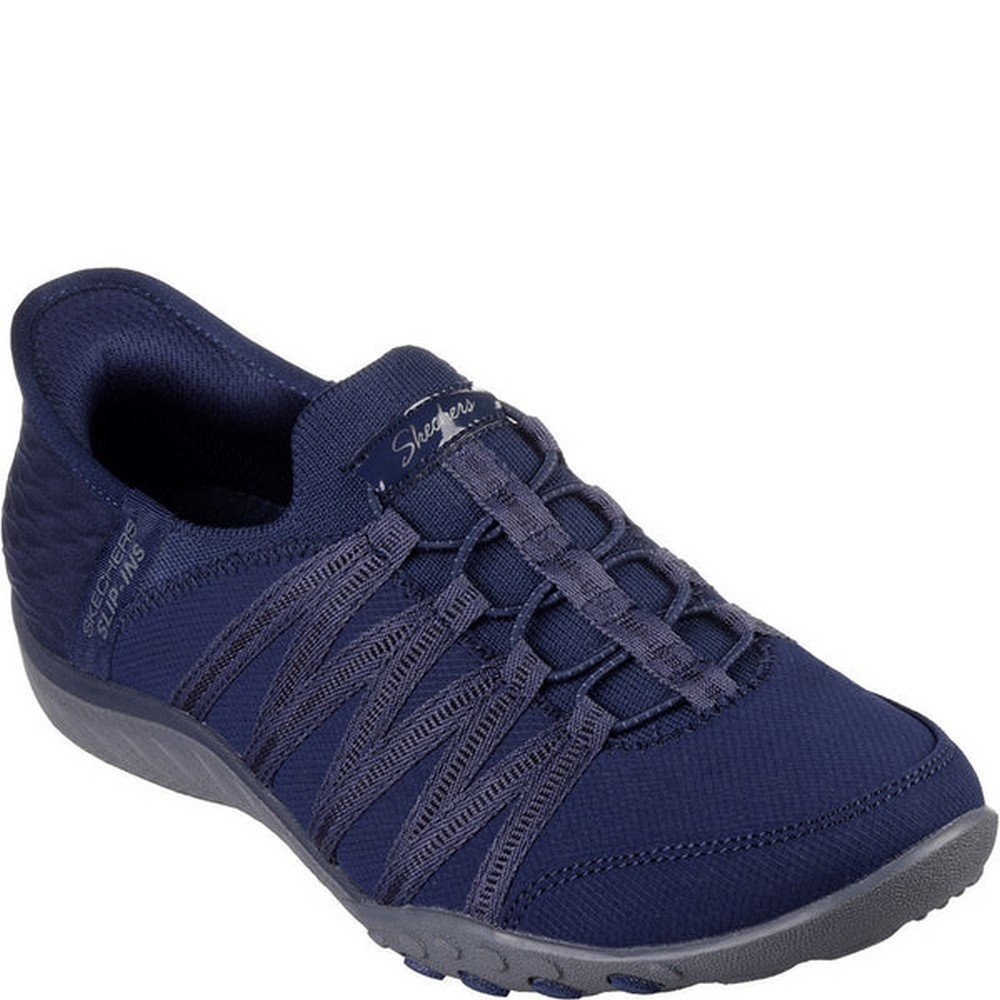 Skechers - Womens/Ladies Breathe Easy Roll With Me Casual Shoes
