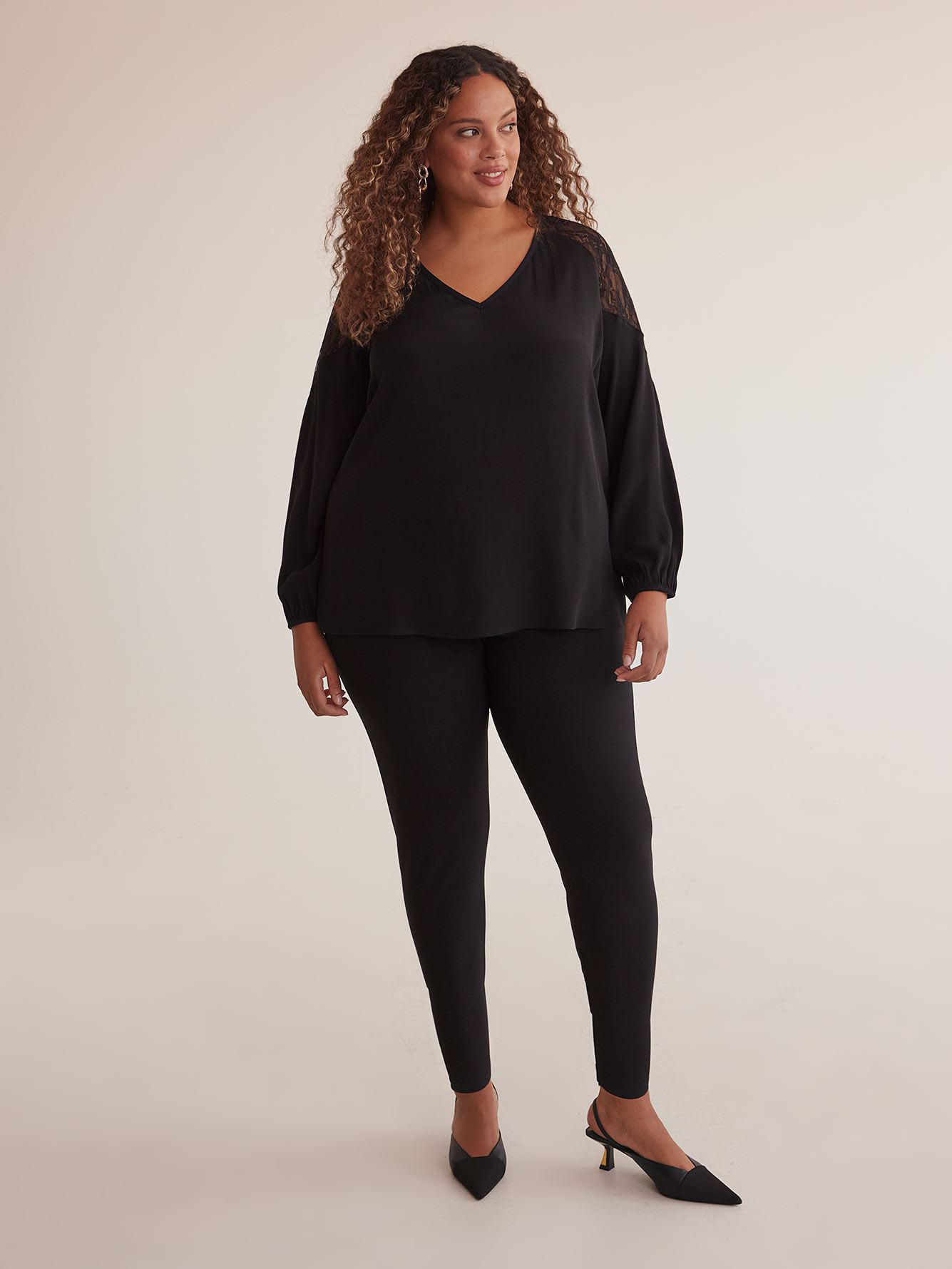 Black Sparkly Fashion Legging - PENN. Essentials