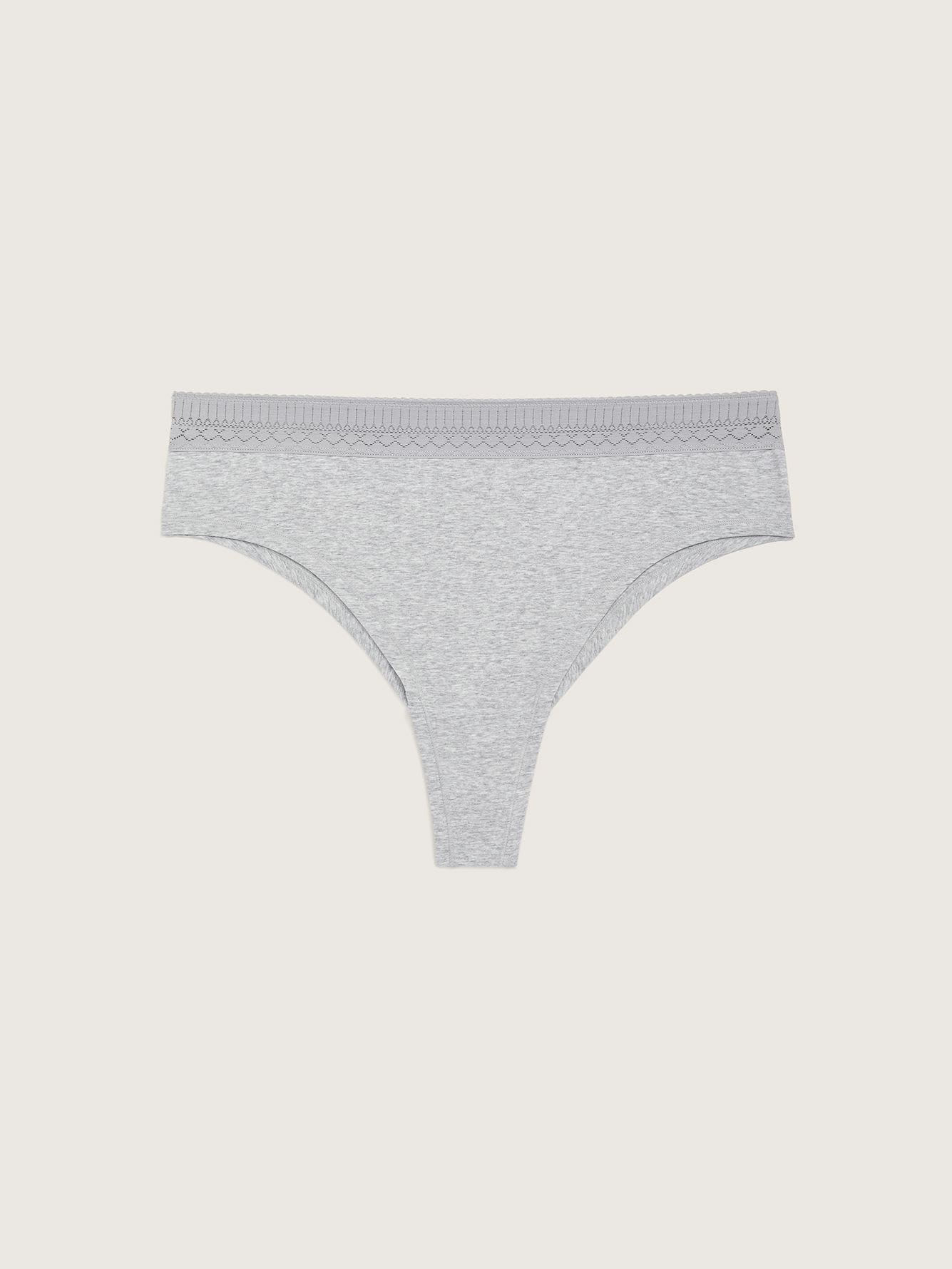 Wide Lace Cheeky Heather Brief - ti VOGLIO