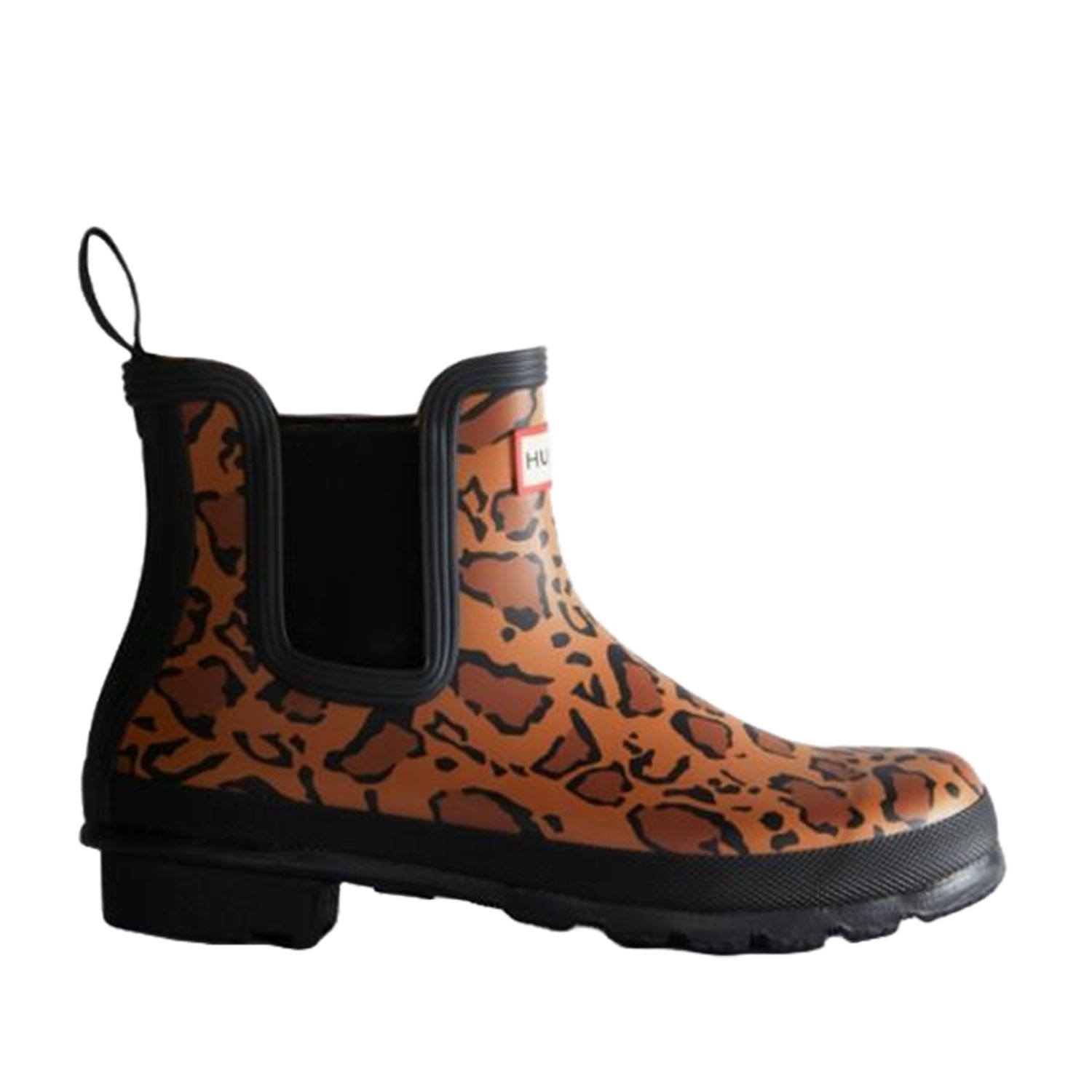 Hunter S Original Chelsea Leopard Print Boot