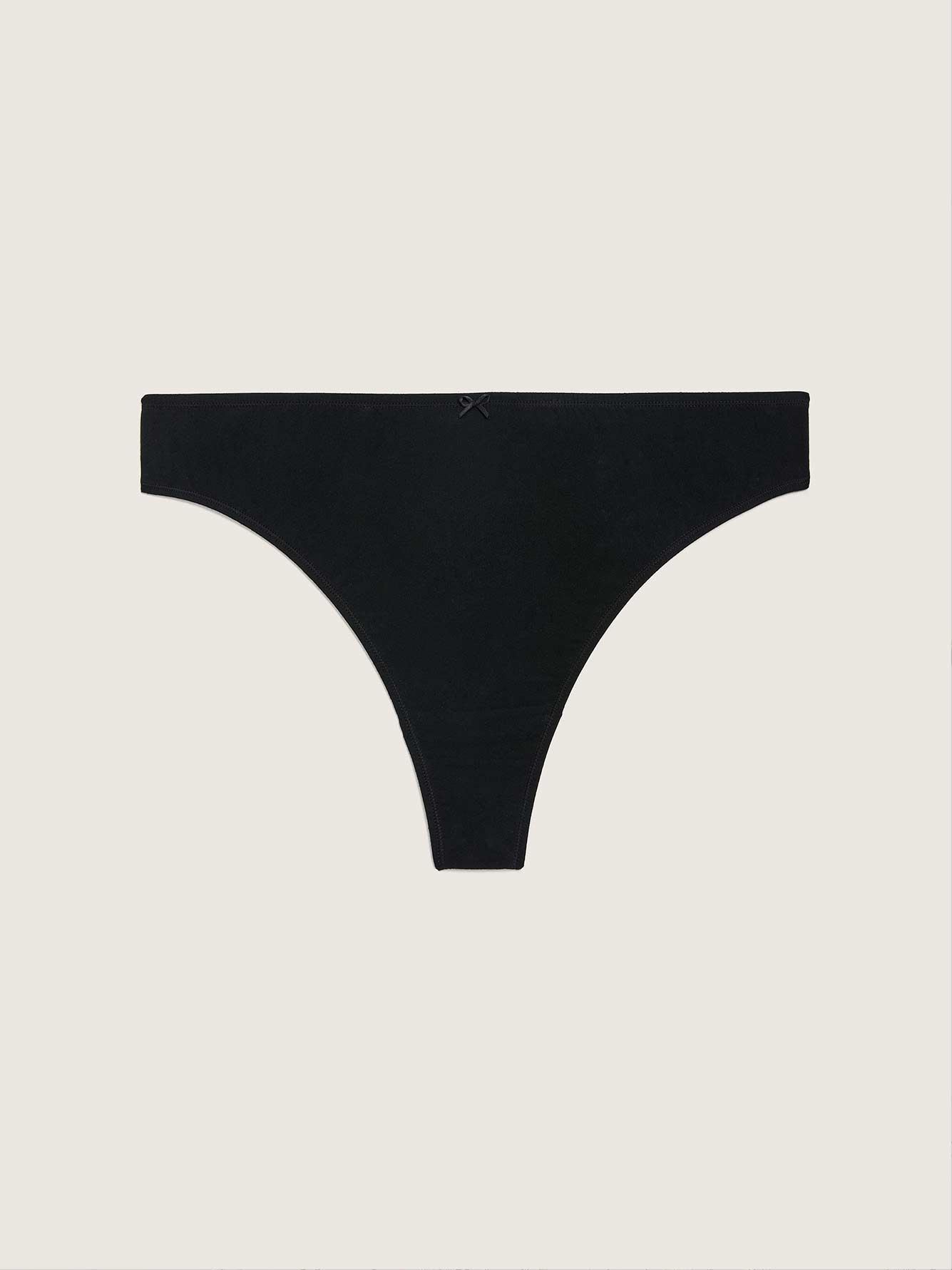 Basic Jersey Cotton Thong - ti VOGLIO