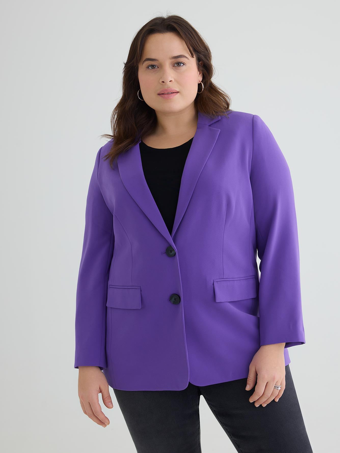 Single-Breasted City Blazer