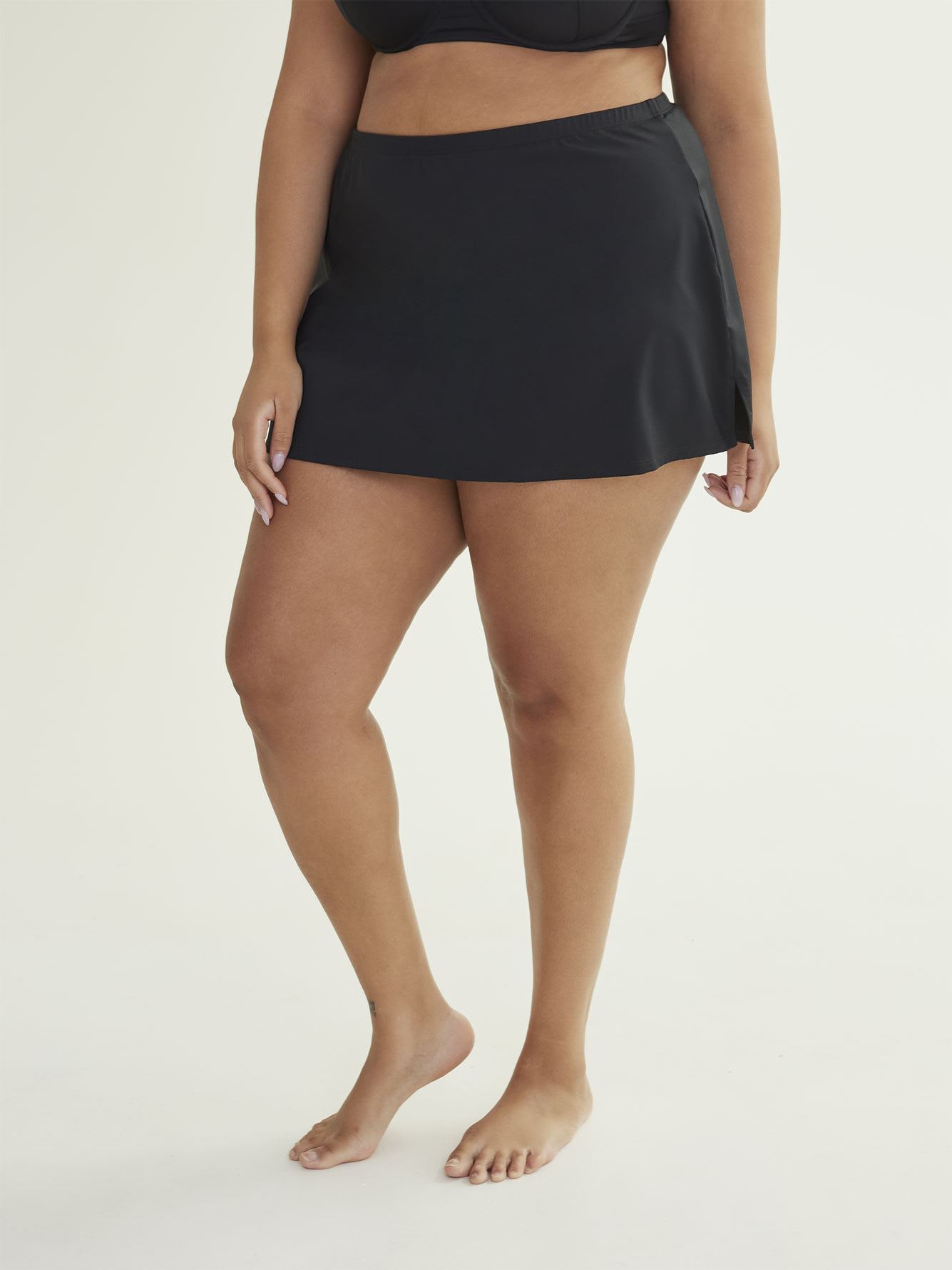 Basic Black Swim Skirt