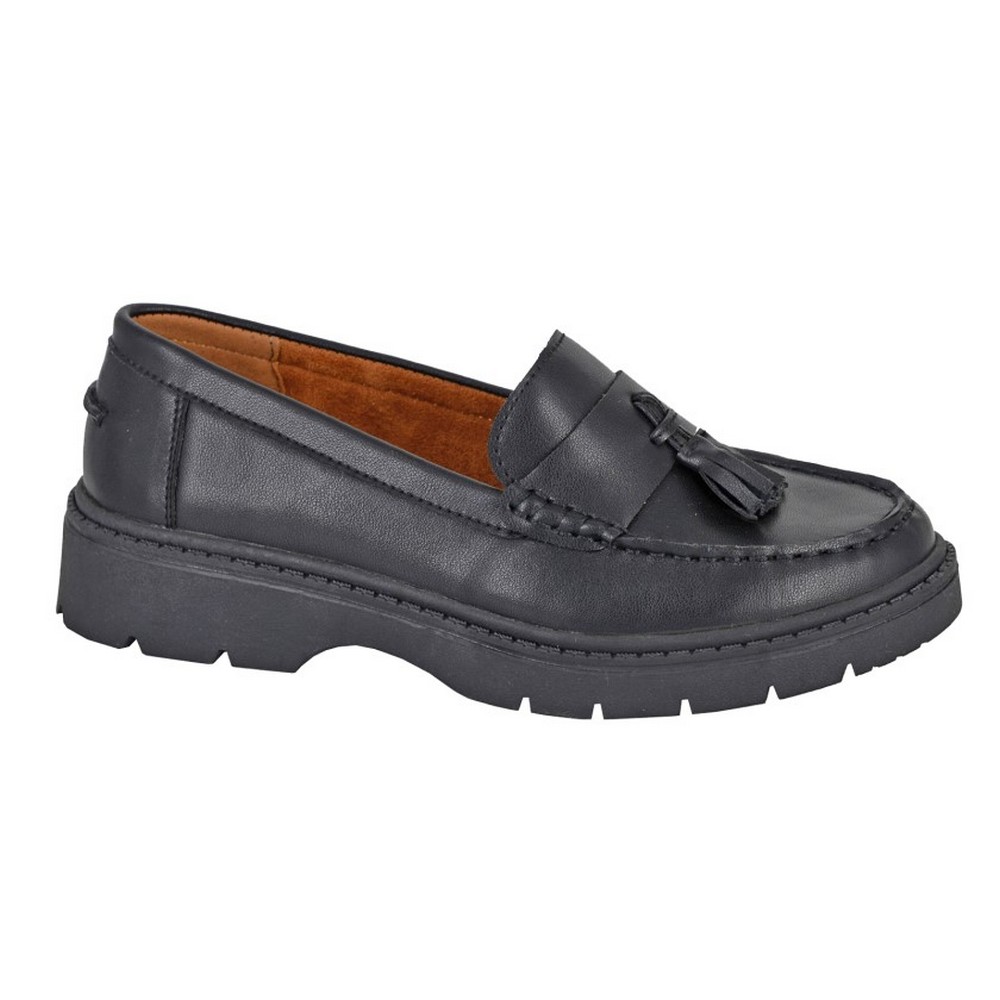 Cipriata - Womens/Ladies Omara Tassel Leather Loafers