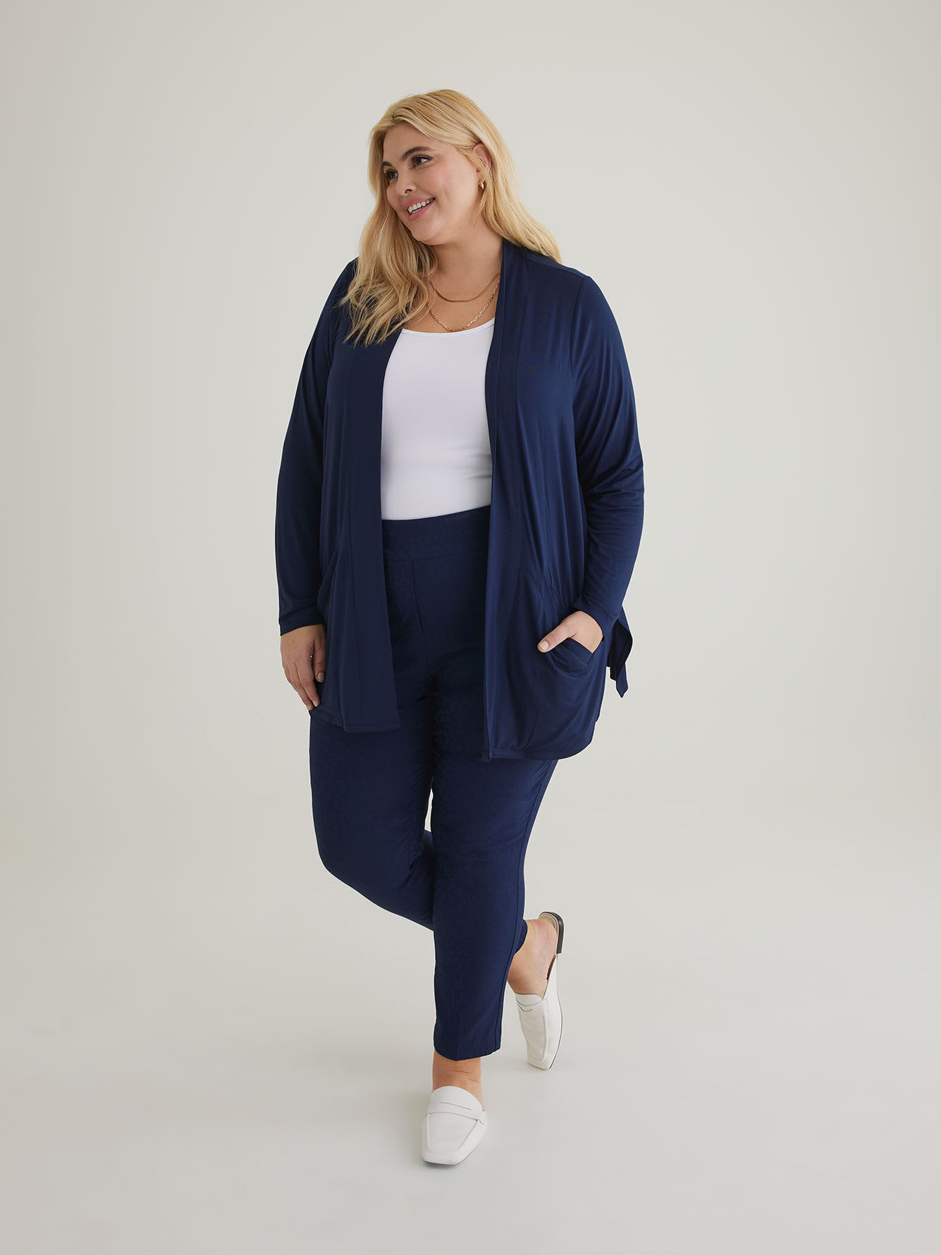 Jacquard Savvy Skinny-Leg Pants - PENN. Essentials